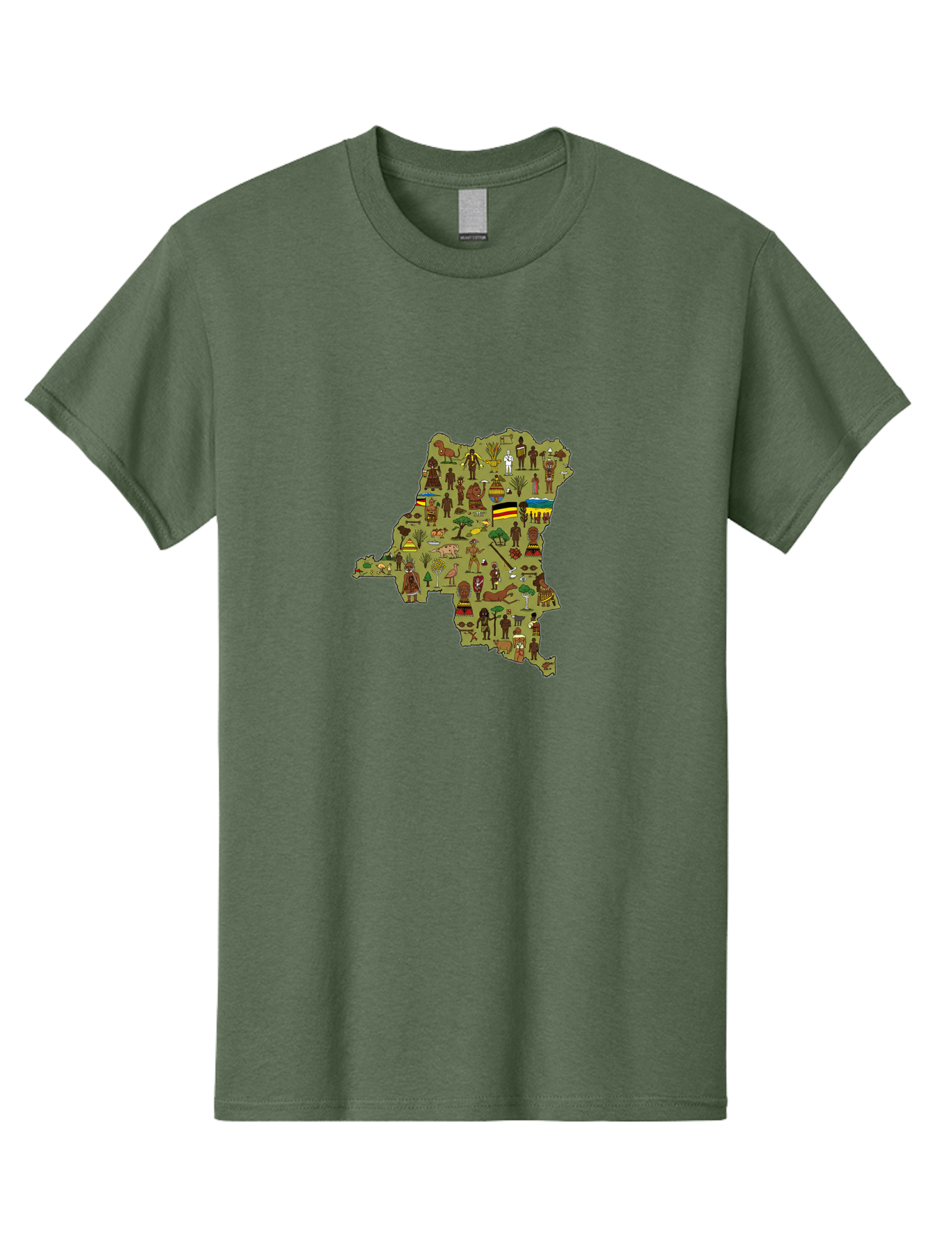 Uganda-Map Men'S Graphic Tee, 100% Cotton, Comfortable Casual Summer Wear, Machine Washable, Vintage Camera, Old Camera, Antique Camera, Black Camera, Classic Photography, Photography Equipment, Nostalgic Device, Film Camera, Camera Art Bao972 11