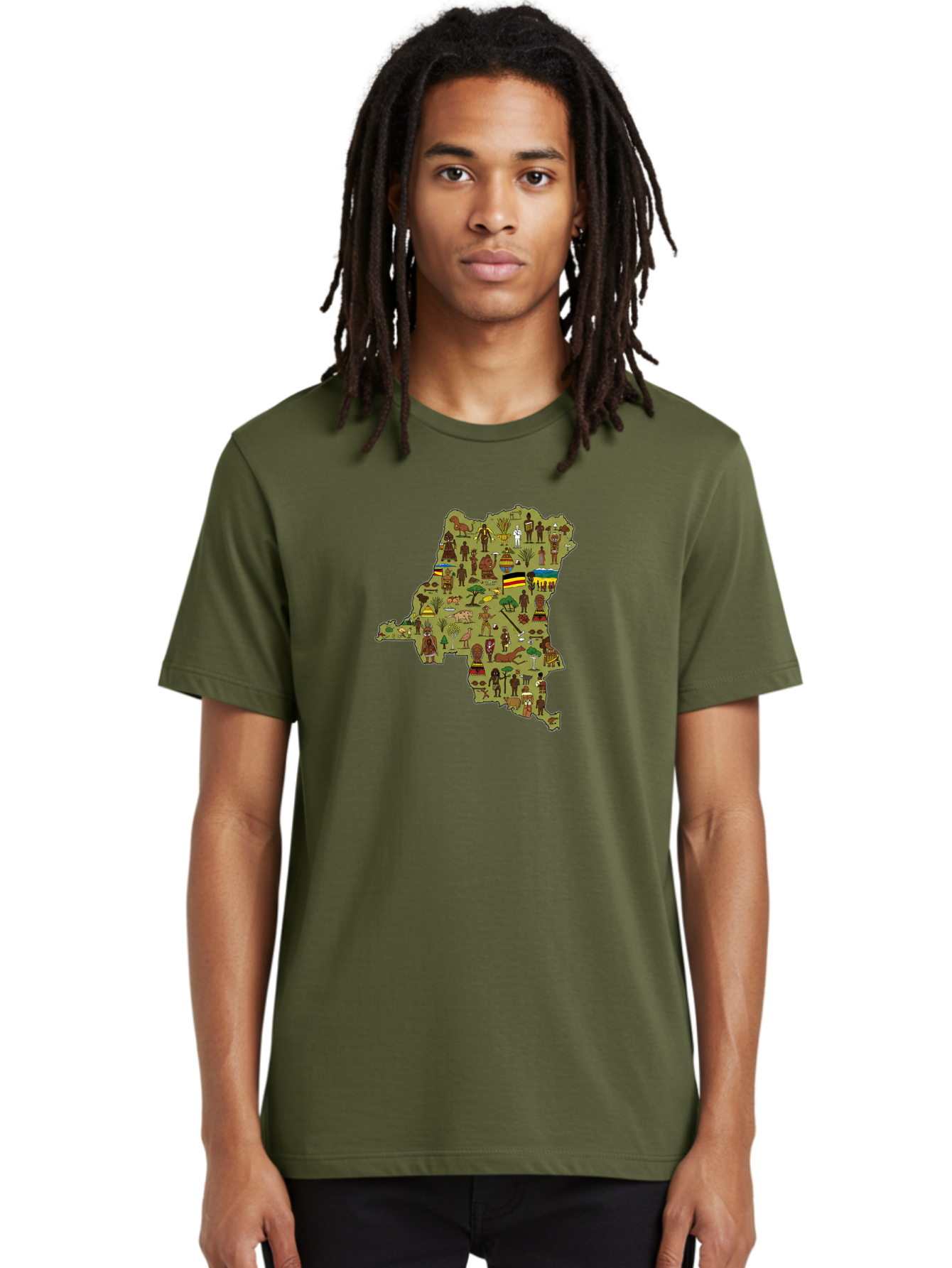 Uganda-Map Men'S Graphic Tee, 100% Cotton, Comfortable Casual Summer Wear, Machine Washable, Vintage Camera, Old Camera, Antique Camera, Black Camera, Classic Photography, Photography Equipment, Nostalgic Device, Film Camera, Camera Art Bao972 26