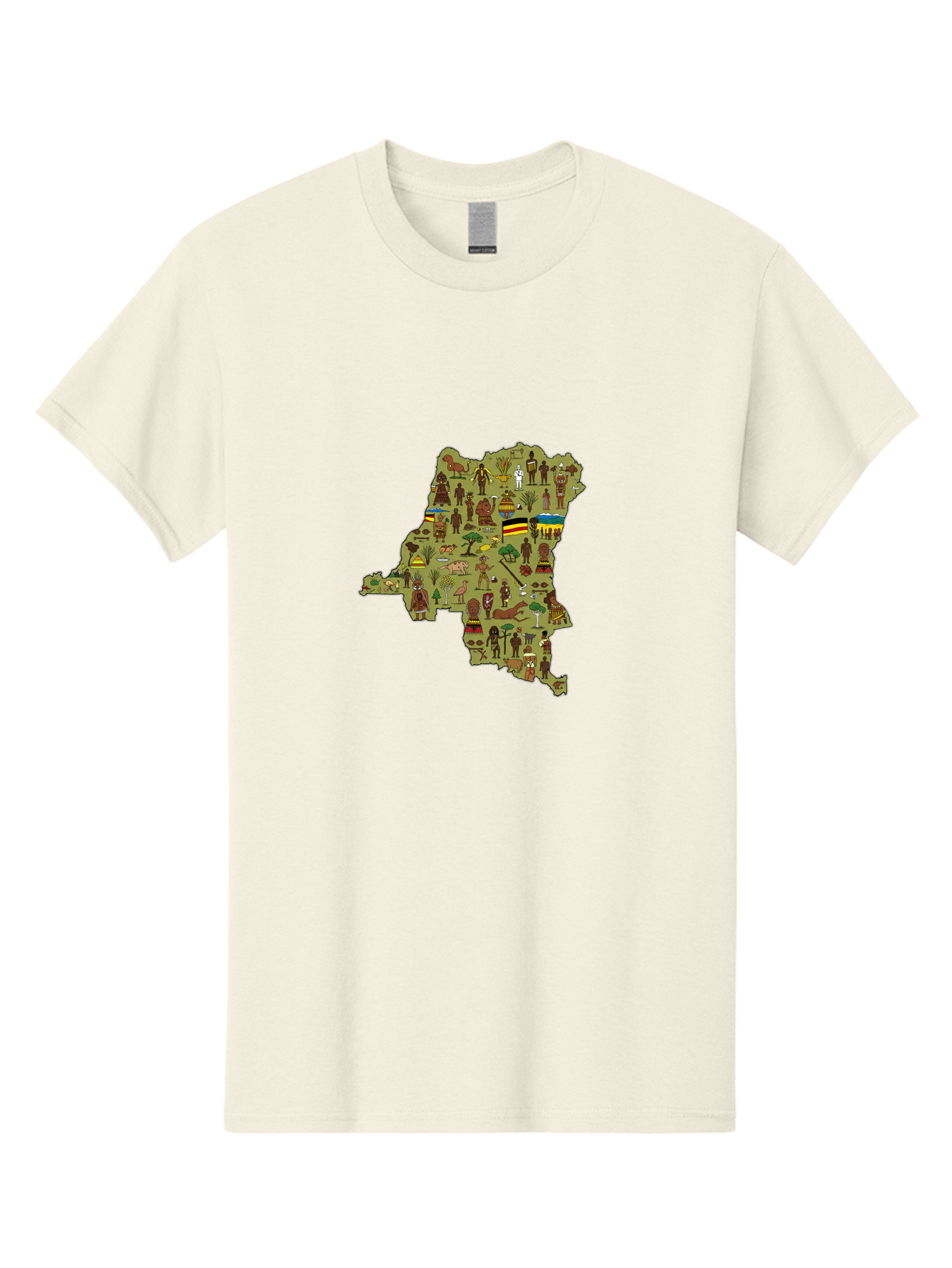 Uganda-Map Men'S Graphic Tee, 100% Cotton, Comfortable Casual Summer Wear, Machine Washable, Vintage Camera, Old Camera, Antique Camera, Black Camera, Classic Photography, Photography Equipment, Nostalgic Device, Film Camera, Camera Art Bao972