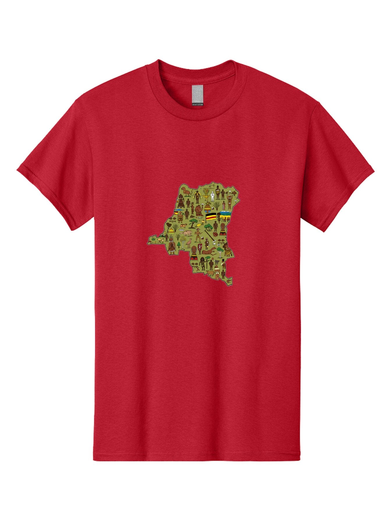 Uganda-Map Men'S Graphic Tee, 100% Cotton, Comfortable Casual Summer Wear, Machine Washable, Vintage Camera, Old Camera, Antique Camera, Black Camera, Classic Photography, Photography Equipment, Nostalgic Device, Film Camera, Camera Art Bao972 12