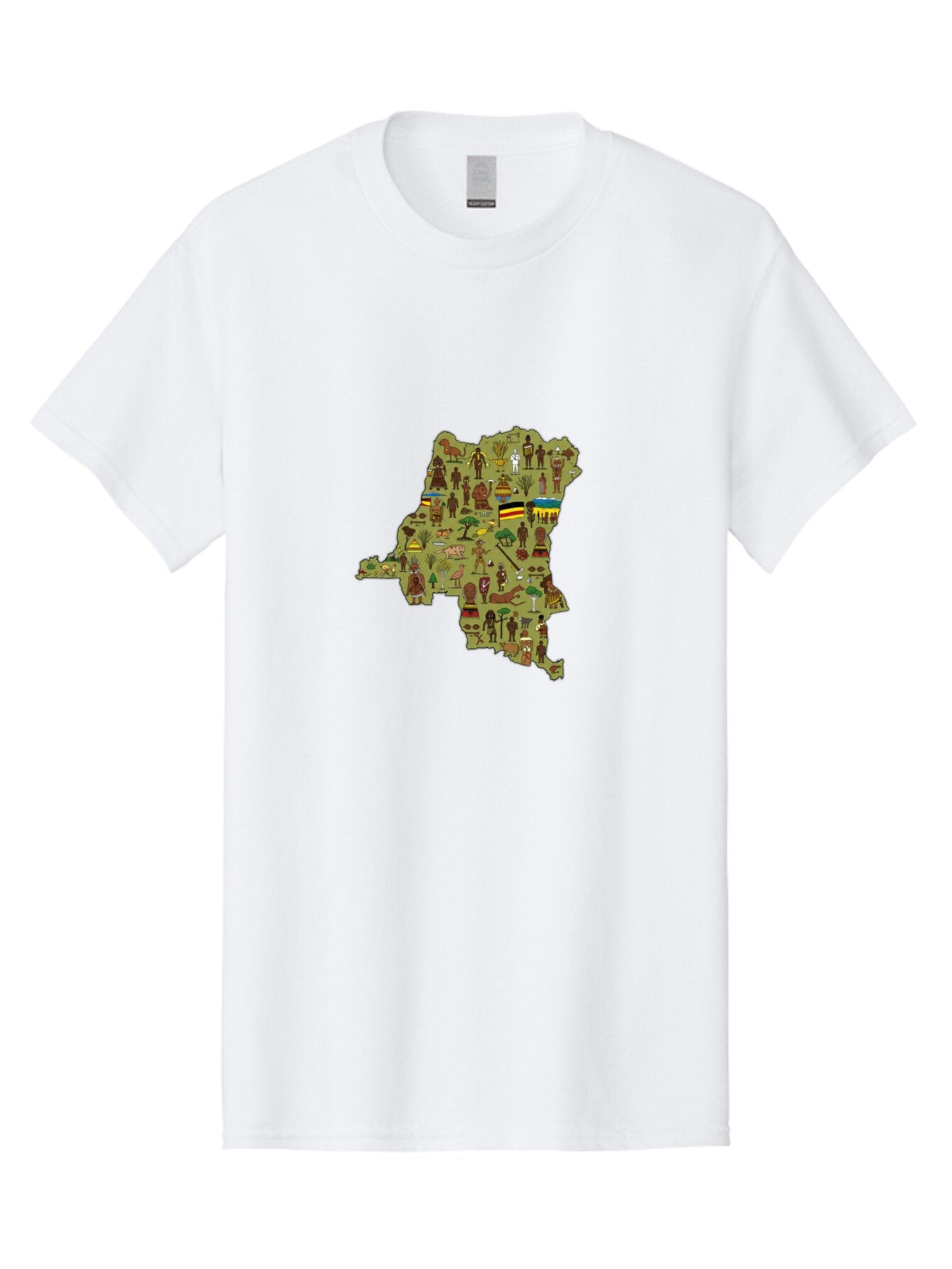 Uganda-Map Men'S Graphic Tee, 100% Cotton, Comfortable Casual Summer Wear, Machine Washable, Vintage Camera, Old Camera, Antique Camera, Black Camera, Classic Photography, Photography Equipment, Nostalgic Device, Film Camera, Camera Art Bao972 14