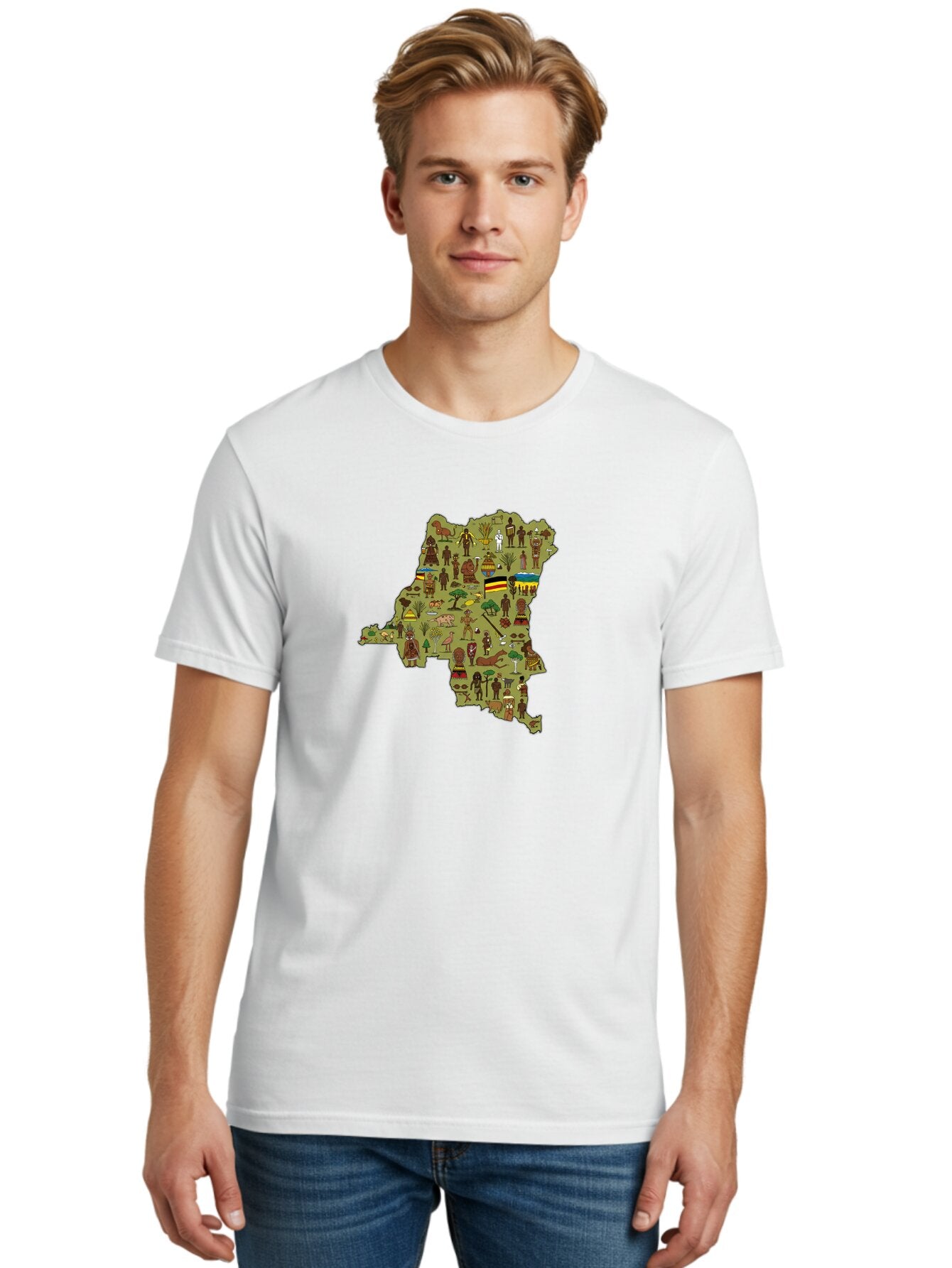 Uganda-Map Men'S Graphic Tee, 100% Cotton, Comfortable Casual Summer Wear, Machine Washable, Vintage Camera, Old Camera, Antique Camera, Black Camera, Classic Photography, Photography Equipment, Nostalgic Device, Film Camera, Camera Art Bao972 29