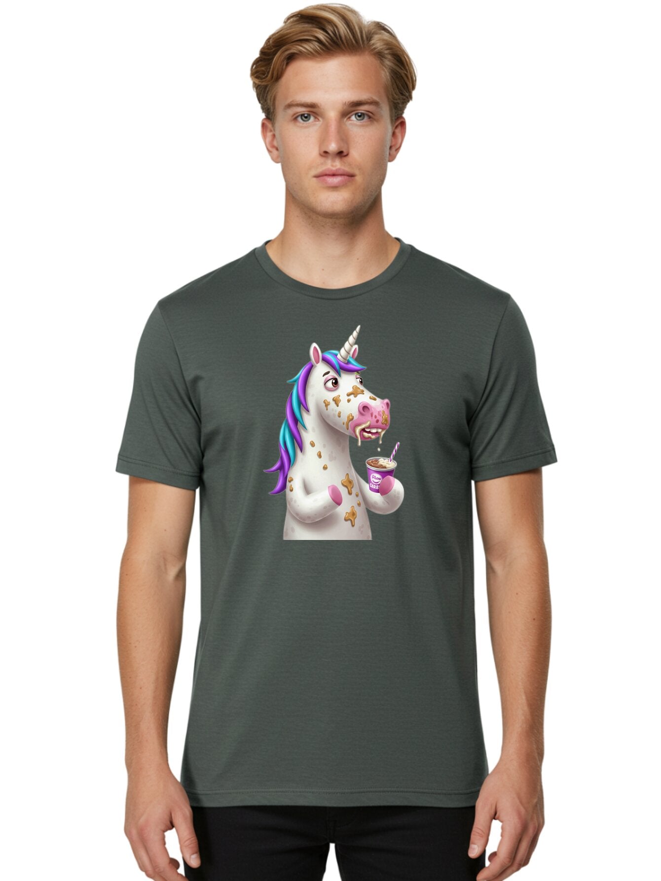 Unicorn-Enjoying-Flips-Salt Men'S Graphic Tee, 100% Cotton, Comfortable Casual Summer Wear, Machine Washable, Vintage Camera, Old Camera, Antique Camera, Black Camera, Classic Photography, Photography Equipment, Nostalgic Device, Film Camera, Bao981 24