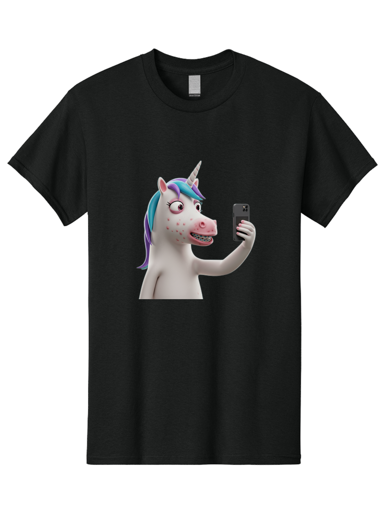 Unicorn-Selfie Men'S Graphic Tee, 100% Cotton, Comfortable Casual Summer Wear, Machine Washable, Vintage Camera, Old Camera, Antique Camera, Black Camera, Classic Photography, Photography Equipment, Nostalgic Device, Film Camera, Camera Art Bao985 13