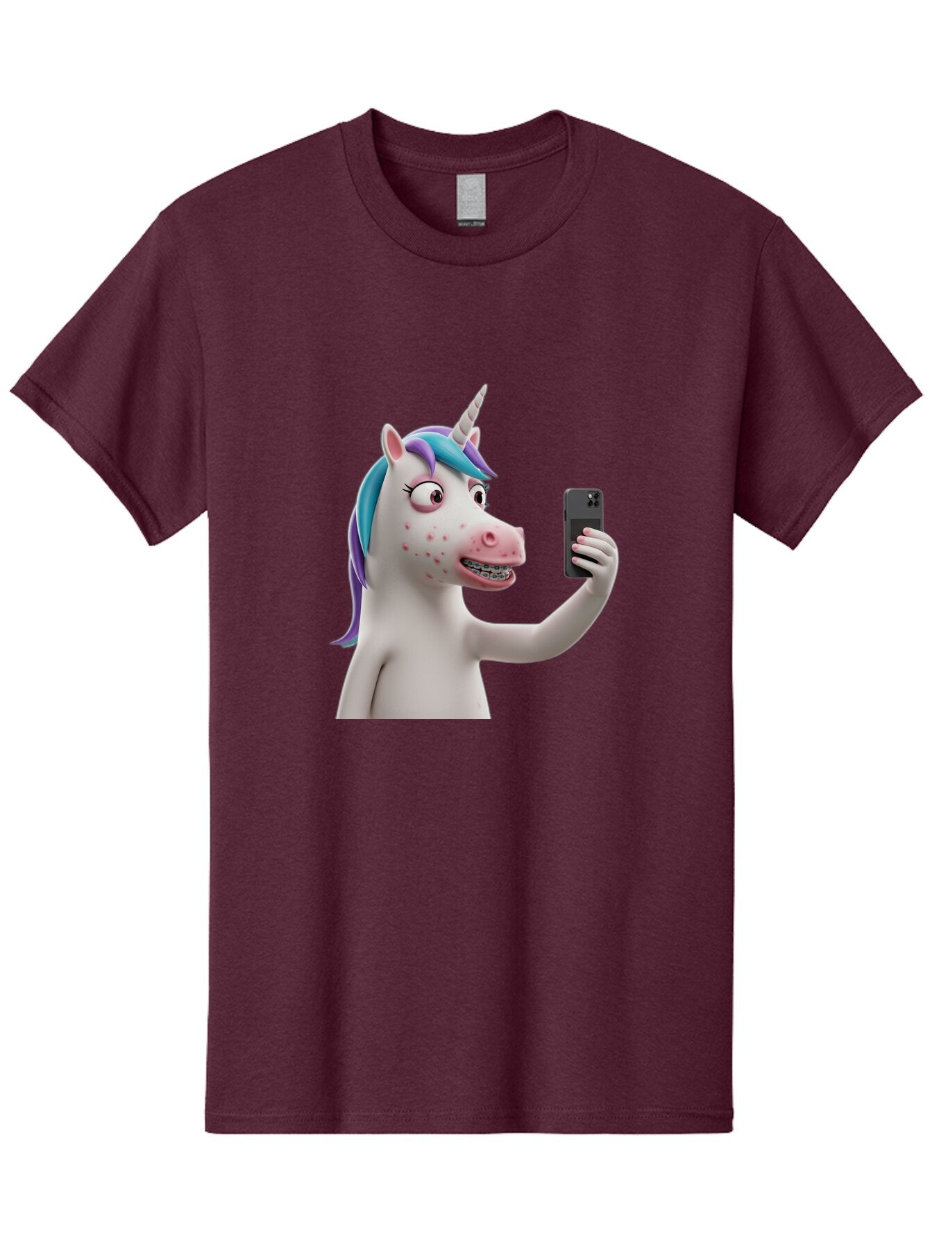 Unicorn-Selfie Men'S Graphic Tee, 100% Cotton, Comfortable Casual Summer Wear, Machine Washable, Vintage Camera, Old Camera, Antique Camera, Black Camera, Classic Photography, Photography Equipment, Nostalgic Device, Film Camera, Camera Art Bao985 15