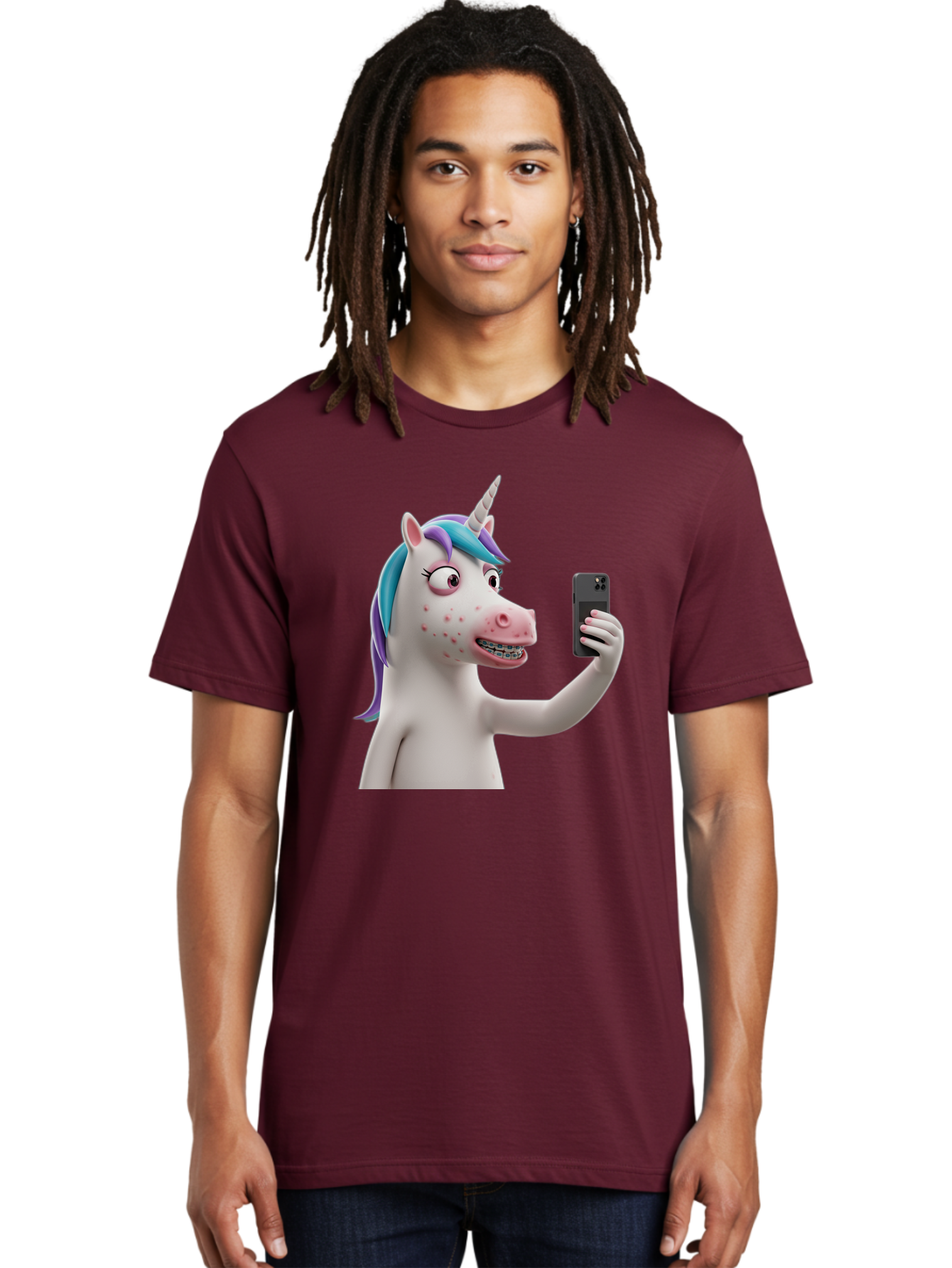 Unicorn-Selfie Men'S Graphic Tee, 100% Cotton, Comfortable Casual Summer Wear, Machine Washable, Vintage Camera, Old Camera, Antique Camera, Black Camera, Classic Photography, Photography Equipment, Nostalgic Device, Film Camera, Camera Art Bao985 16