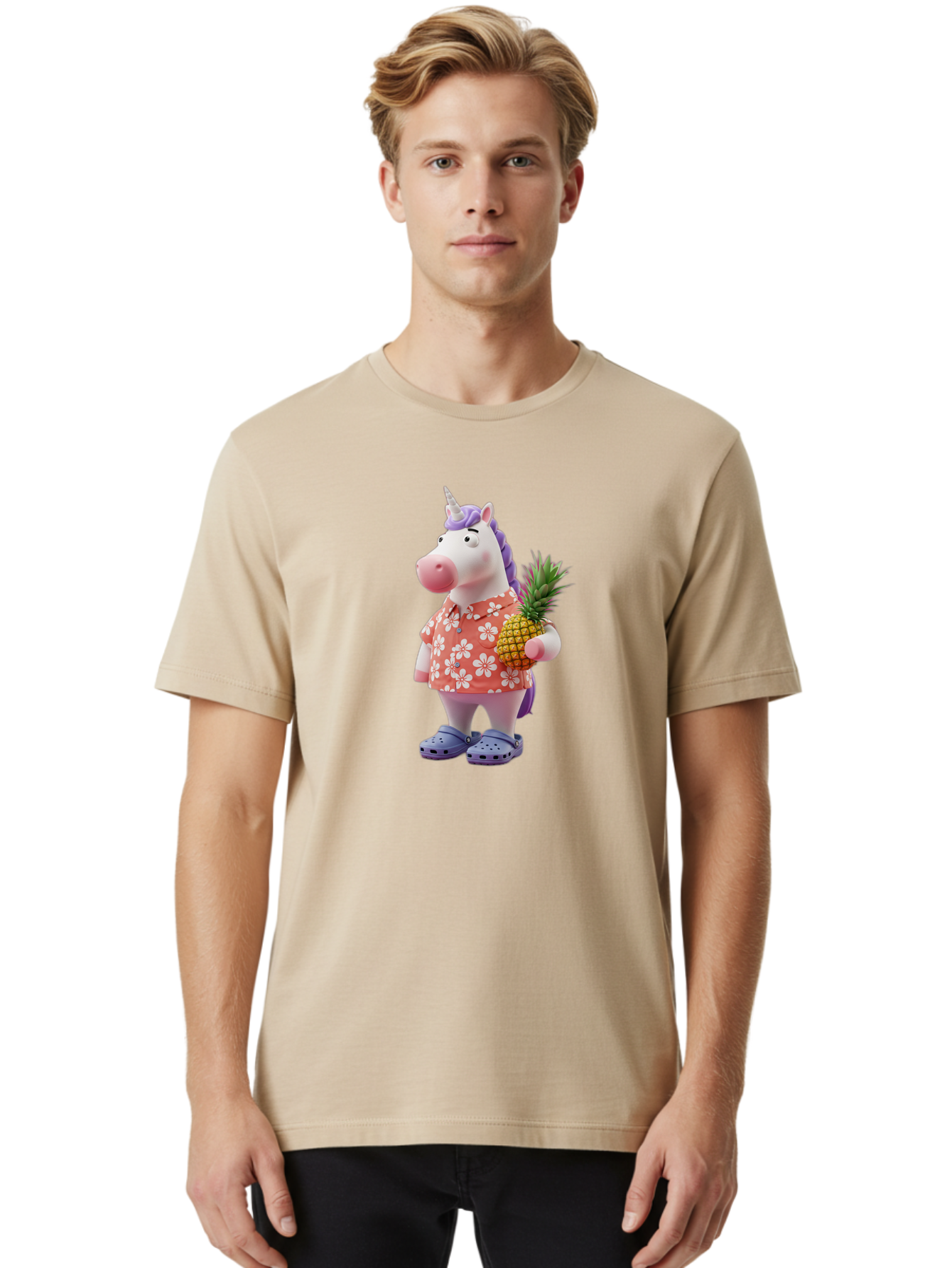 Unicorn-With-Pineapple Men'S Graphic Tee, 100% Cotton, Comfortable Casual Summer Wear, Machine Washable, Vintage Camera, Old Camera, Antique Camera, Black Camera, Classic Photography, Photography Equipment, Nostalgic Device, Film Camera, Bao986 25