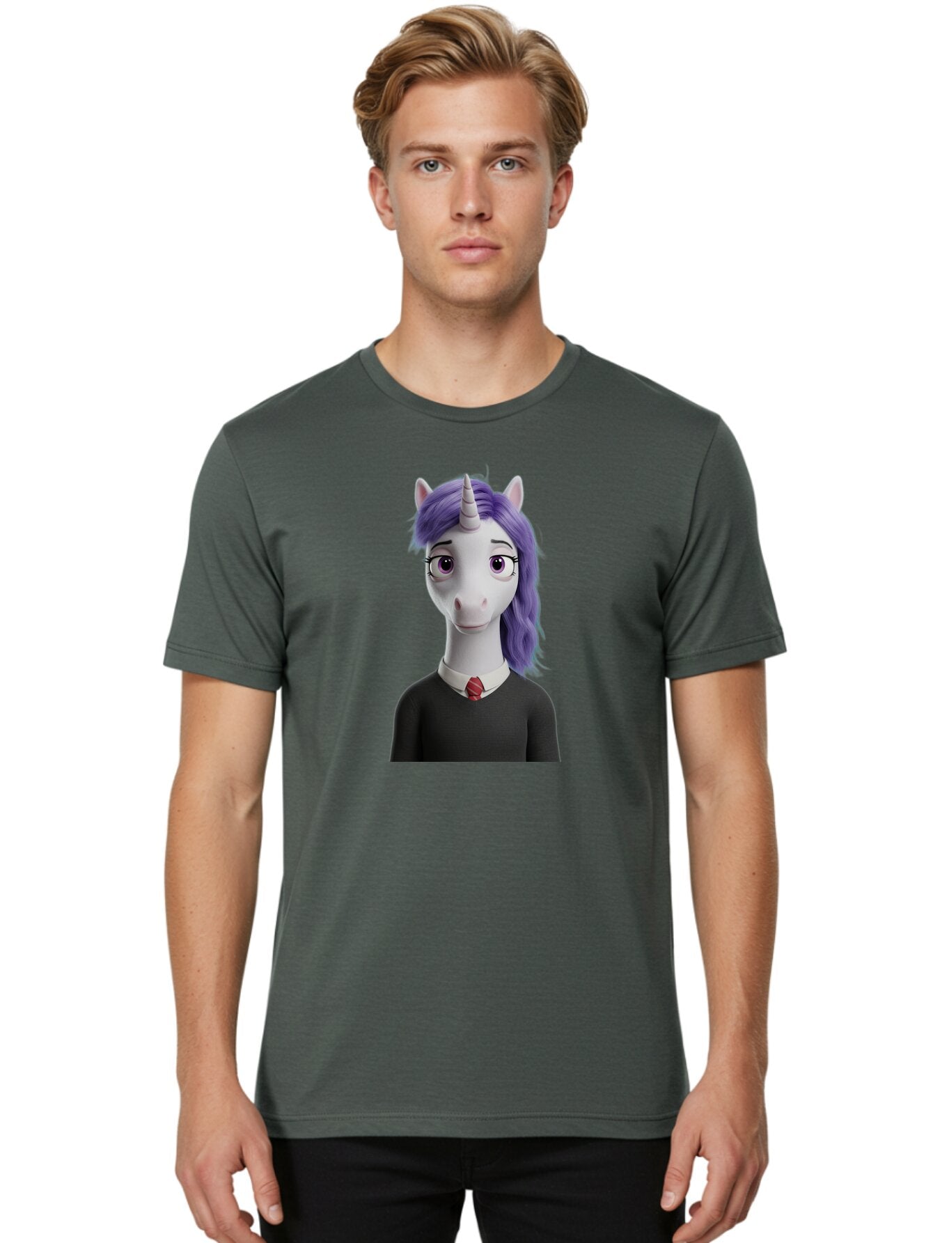 Unicorn-With-Purple-Hair Men'S Graphic Tee, 100% Cotton, Comfortable Casual Summer Wear, Machine Washable, Vintage Camera, Old Camera, Antique Camera, Black Camera, Classic Photography, Photography Equipment, Nostalgic Device, Film Camera, Bao987 16