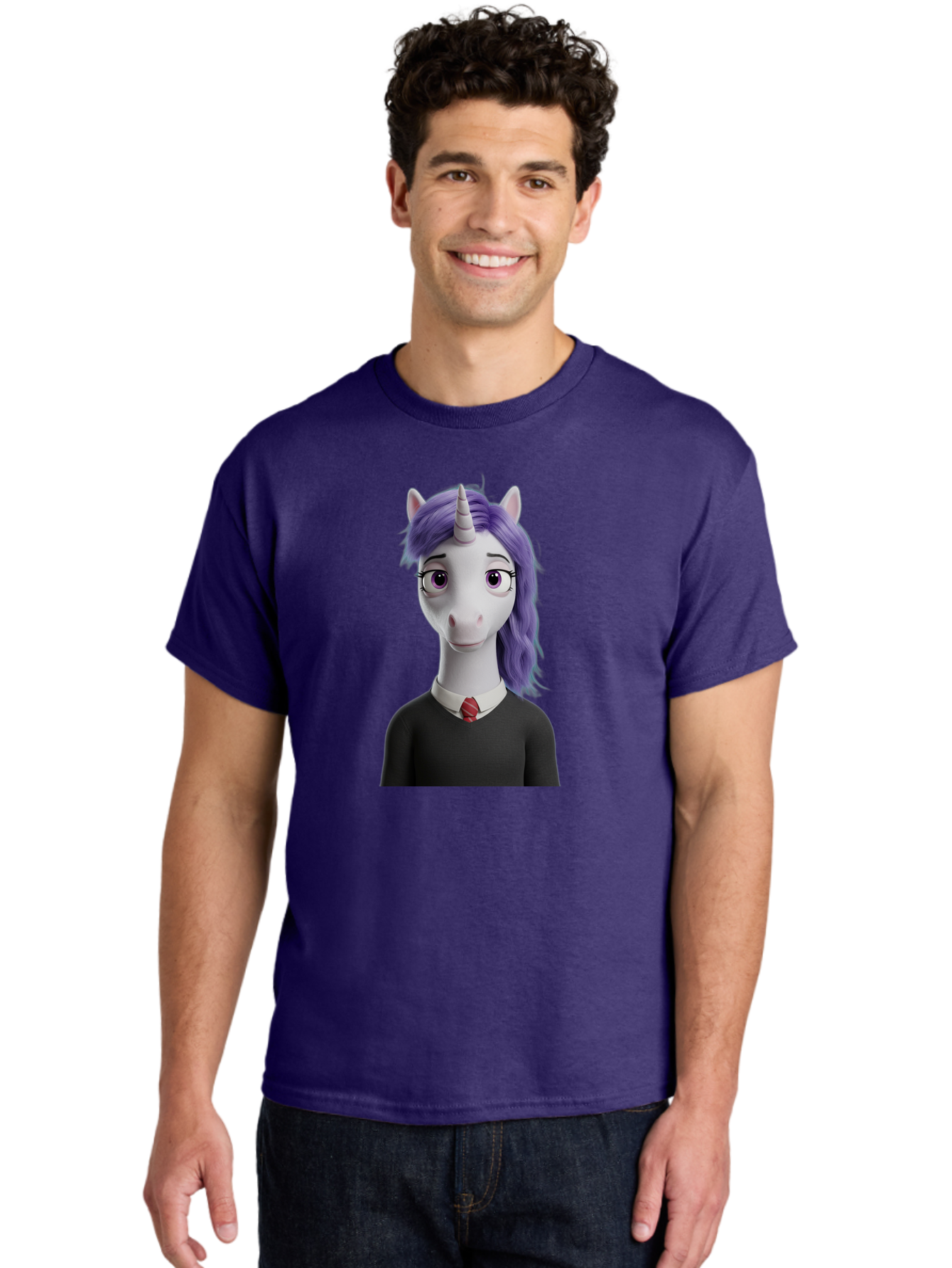 Unicorn-With-Purple-Hair Men'S Graphic Tee, 100% Cotton, Comfortable Casual Summer Wear, Machine Washable, Vintage Camera, Old Camera, Antique Camera, Black Camera, Classic Photography, Photography Equipment, Nostalgic Device, Film Camera, Bao987 30