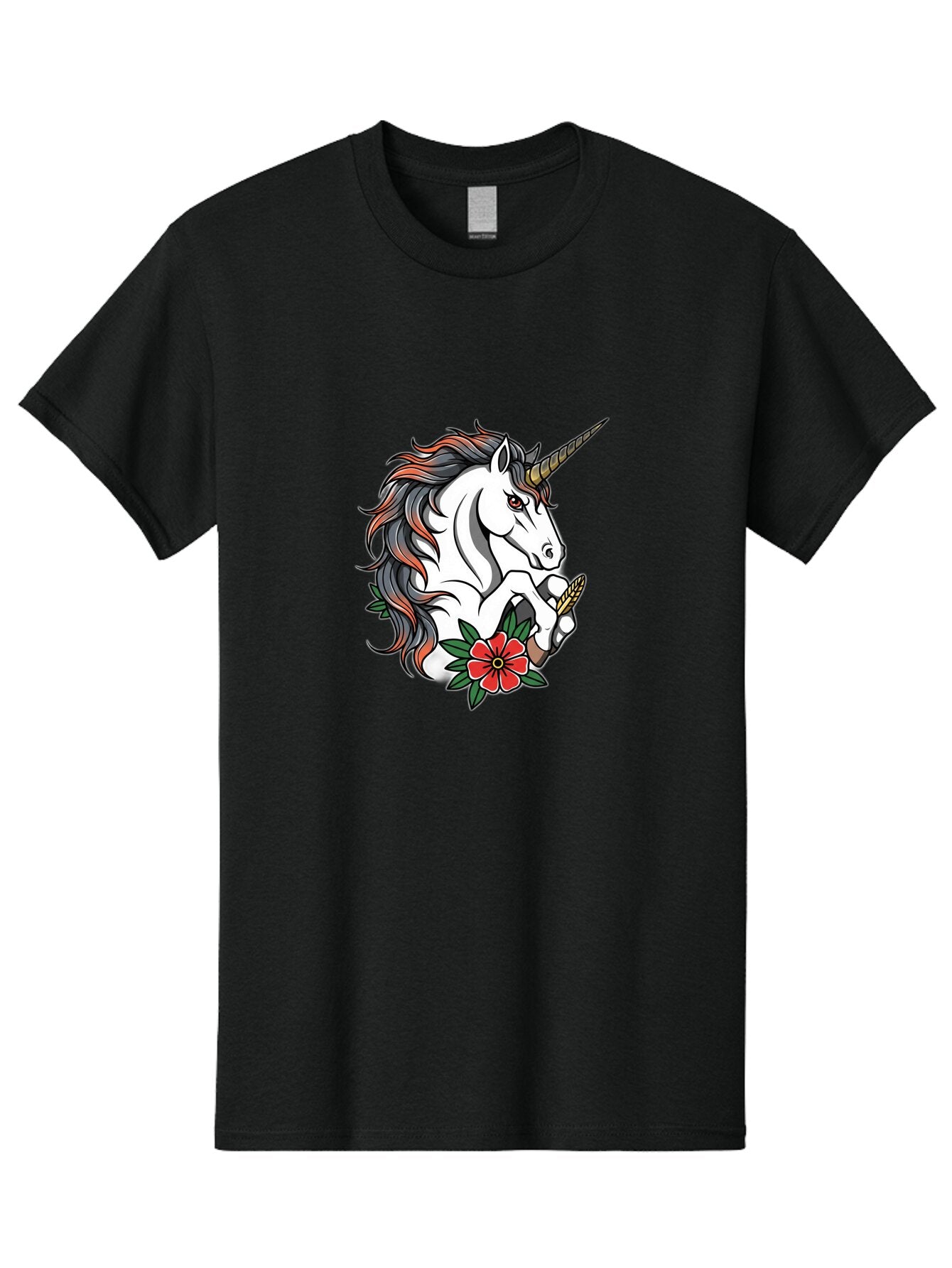 Unicorn-With-Red-Flower Men'S Graphic Tee, 100% Cotton, Comfortable Casual Summer Wear, Machine Washable, Vintage Camera, Old Camera, Antique Camera, Black Camera, Classic Photography, Photography Equipment, Nostalgic Device, Film Camera, Bao989 10