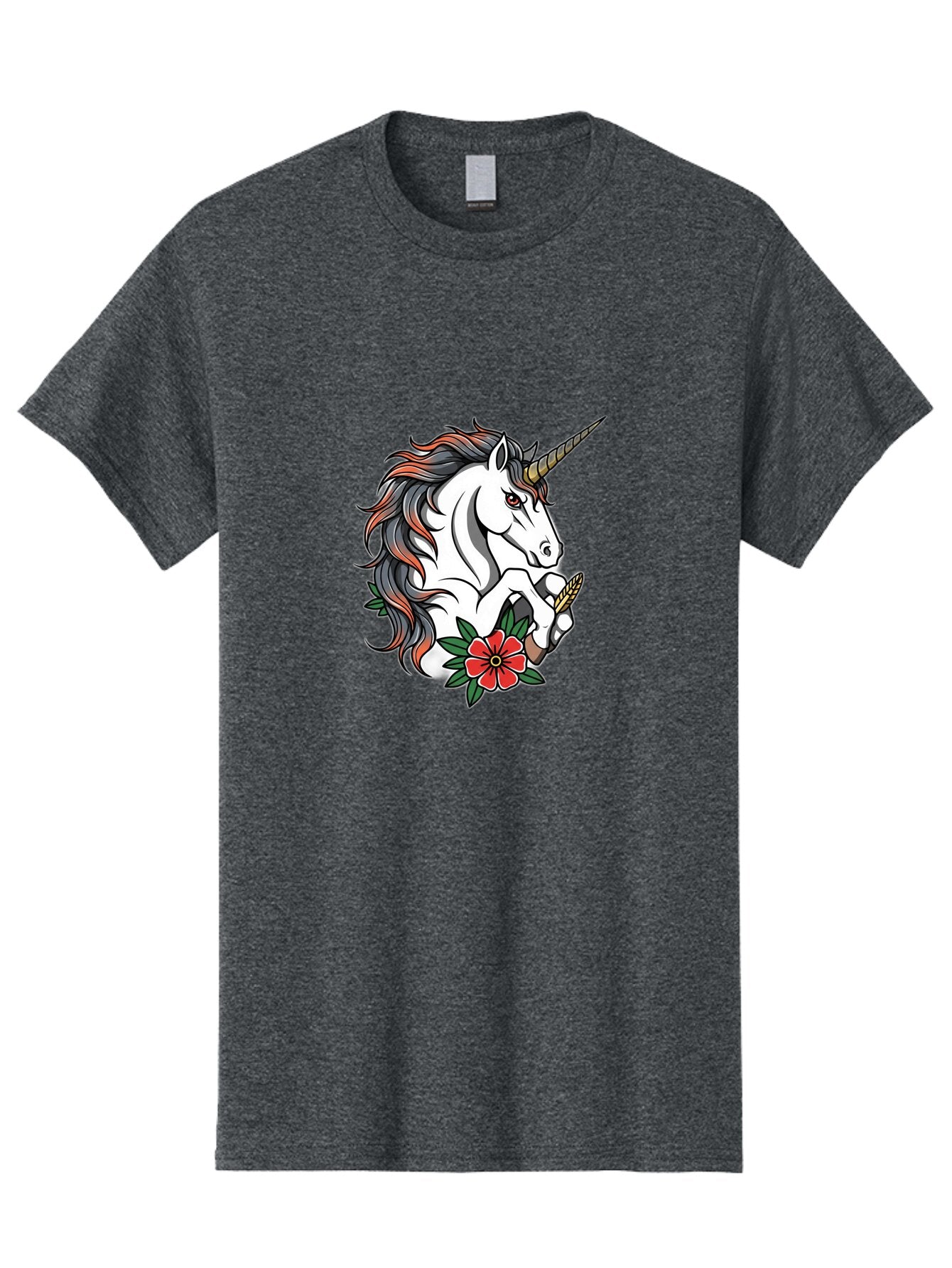 Unicorn-With-Red-Flower Men'S Graphic Tee, 100% Cotton, Comfortable Casual Summer Wear, Machine Washable, Vintage Camera, Old Camera, Antique Camera, Black Camera, Classic Photography, Photography Equipment, Nostalgic Device, Film Camera, Bao989 8