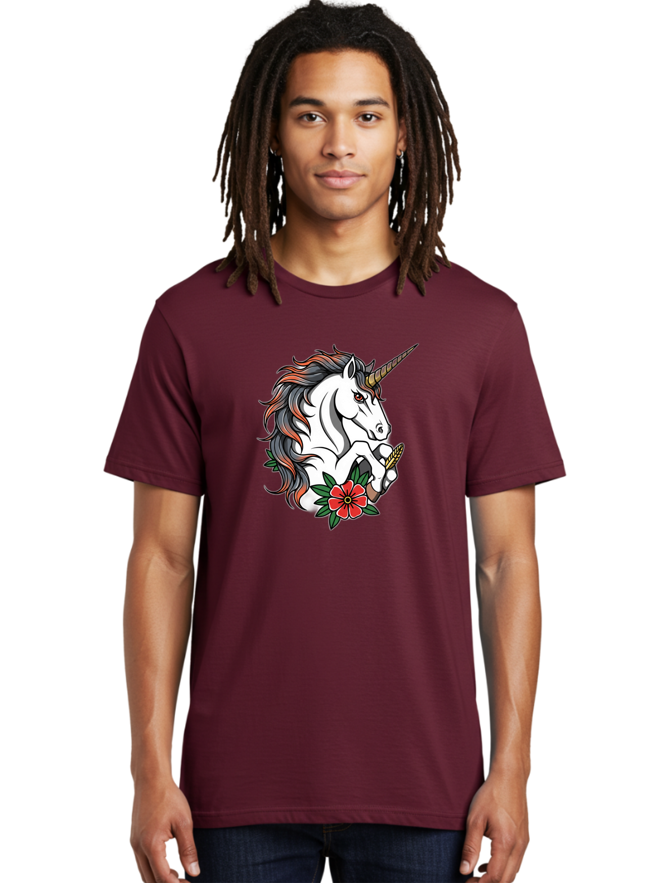 Unicorn-With-Red-Flower Men'S Graphic Tee, 100% Cotton, Comfortable Casual Summer Wear, Machine Washable, Vintage Camera, Old Camera, Antique Camera, Black Camera, Classic Photography, Photography Equipment, Nostalgic Device, Film Camera, Bao989 20