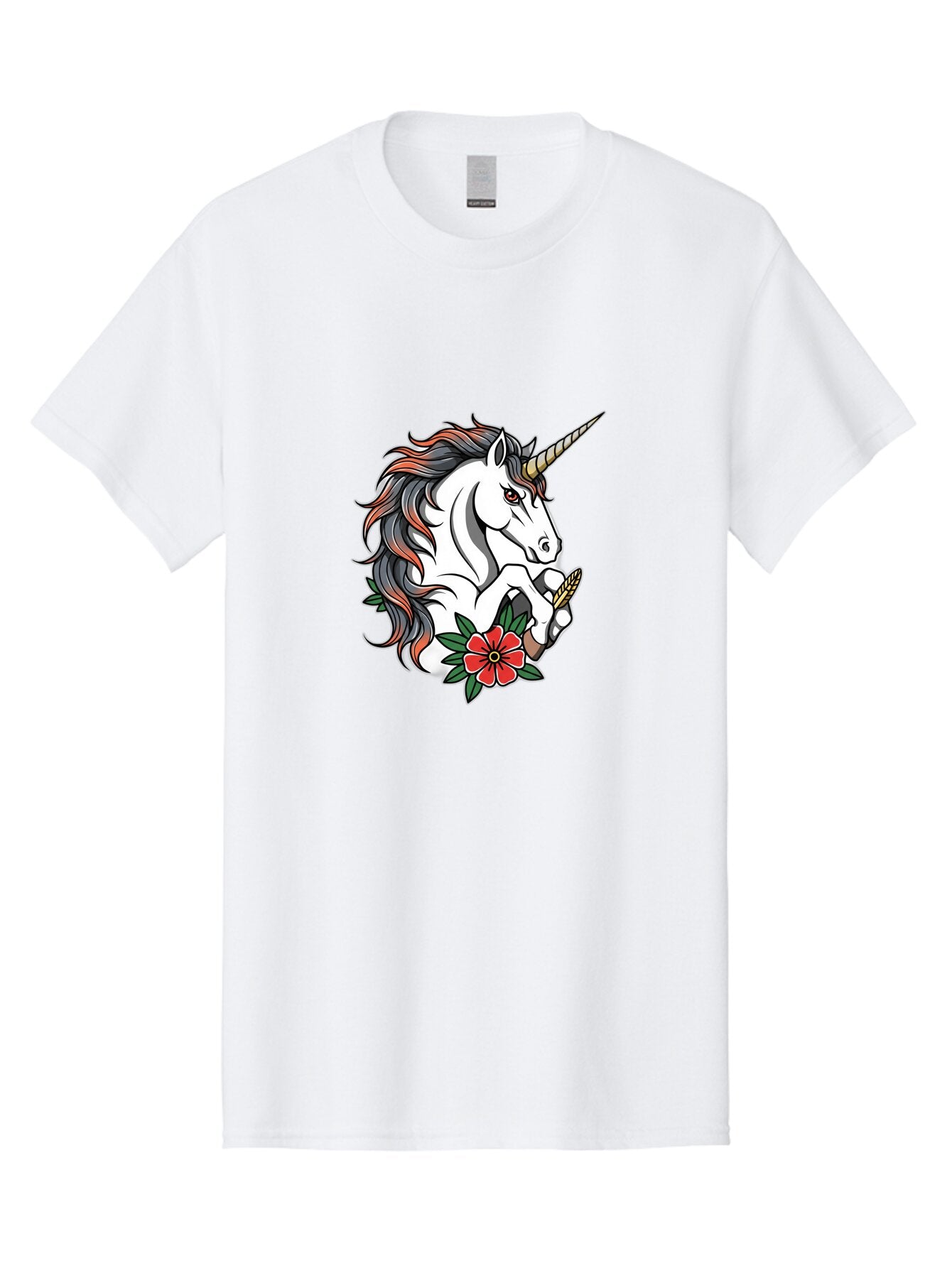 Unicorn-With-Red-Flower Men'S Graphic Tee, 100% Cotton, Comfortable Casual Summer Wear, Machine Washable, Vintage Camera, Old Camera, Antique Camera, Black Camera, Classic Photography, Photography Equipment, Nostalgic Device, Film Camera, Bao989 13