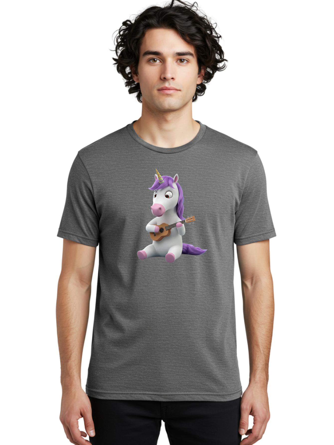 Unicorn-With-Ukulele Men'S Graphic Tee, 100% Cotton, Comfortable Casual Summer Wear, Machine Washable, Vintage Camera, Old Camera, Antique Camera, Black Camera, Classic Photography, Photography Equipment, Nostalgic Device, Film Camera, Bao990 23