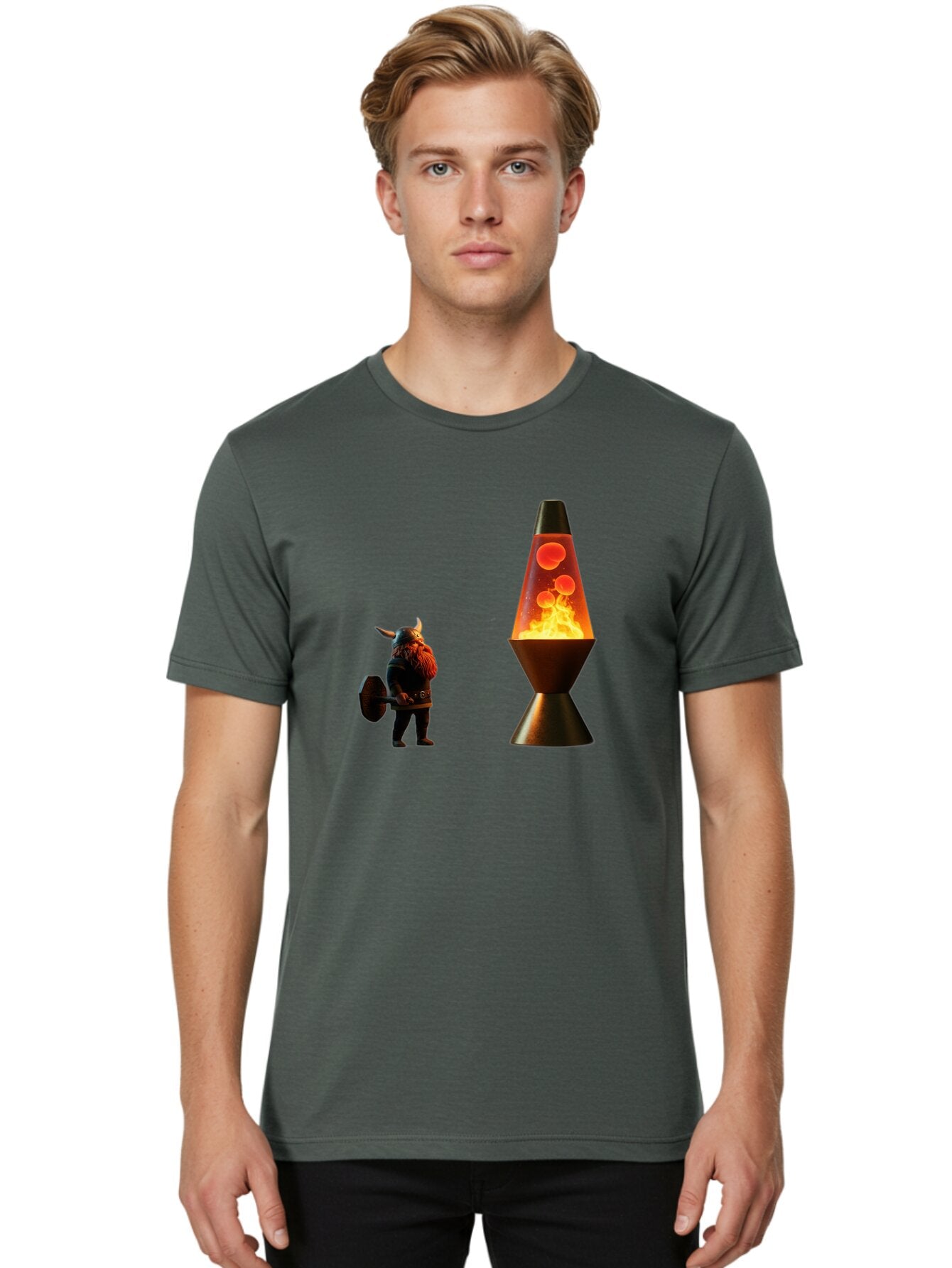 Viking-Lava-Lamp Men'S Graphic Tee, 100% Cotton, Comfortable Casual Summer Wear, Machine Washable, Vintage Camera, Old Camera, Antique Camera, Black Camera, Classic Photography, Photography Equipment, Nostalgic Device, Film Camera, Camera Art Bao994 24