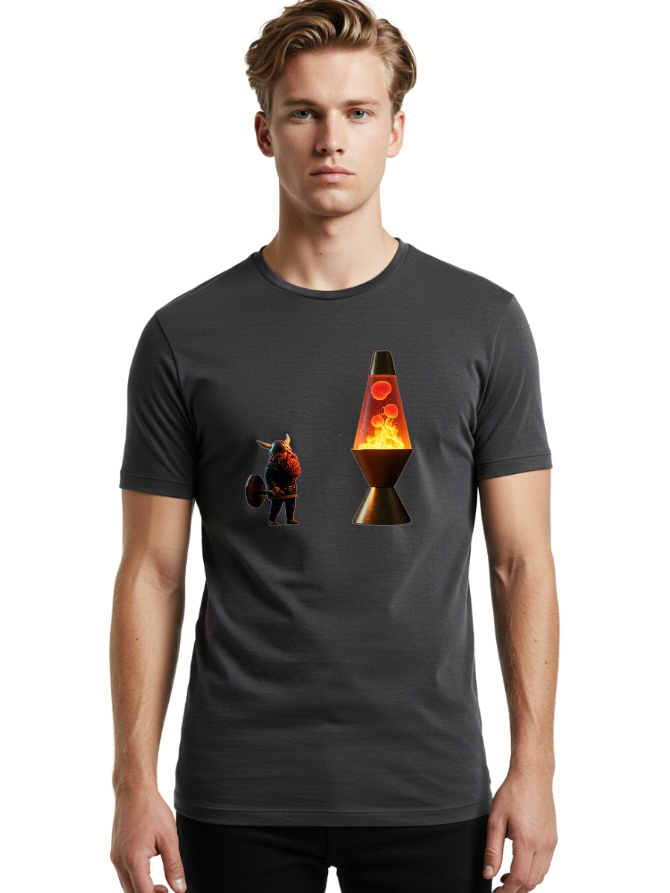 Viking-Lava-Lamp Men'S Graphic Tee, 100% Cotton, Comfortable Casual Summer Wear, Machine Washable, Vintage Camera, Old Camera, Antique Camera, Black Camera, Classic Photography, Photography Equipment, Nostalgic Device, Film Camera, Camera Art Bao994 26
