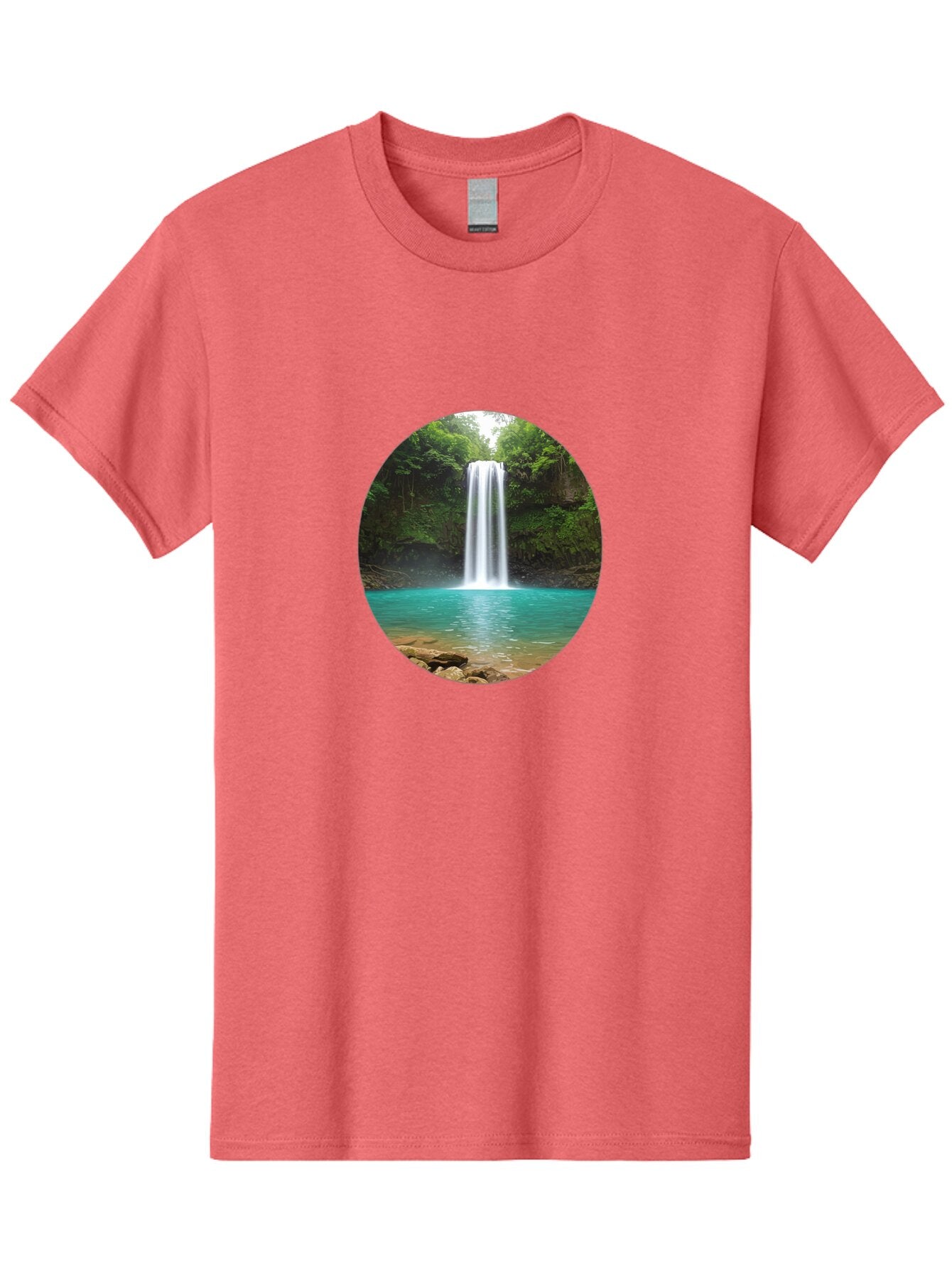 Waterfall Men'S Graphic Tee, 100% Cotton, Comfortable Casual Summer Wear, Machine Washable, Vintage Camera, Old Camera, Antique Camera, Black Camera, Classic Photography, Photography Equipment, Nostalgic Device, Film Camera, Camera Art Bao999 2