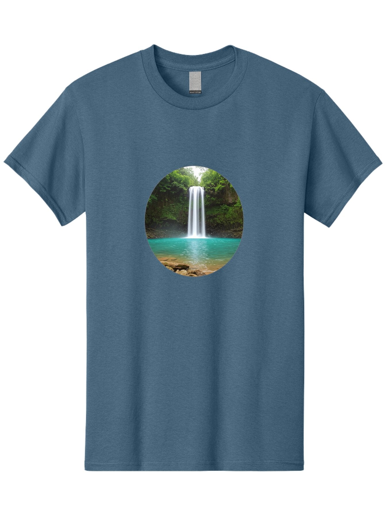 Waterfall Men'S Graphic Tee, 100% Cotton, Comfortable Casual Summer Wear, Machine Washable, Vintage Camera, Old Camera, Antique Camera, Black Camera, Classic Photography, Photography Equipment, Nostalgic Device, Film Camera, Camera Art Bao999 15