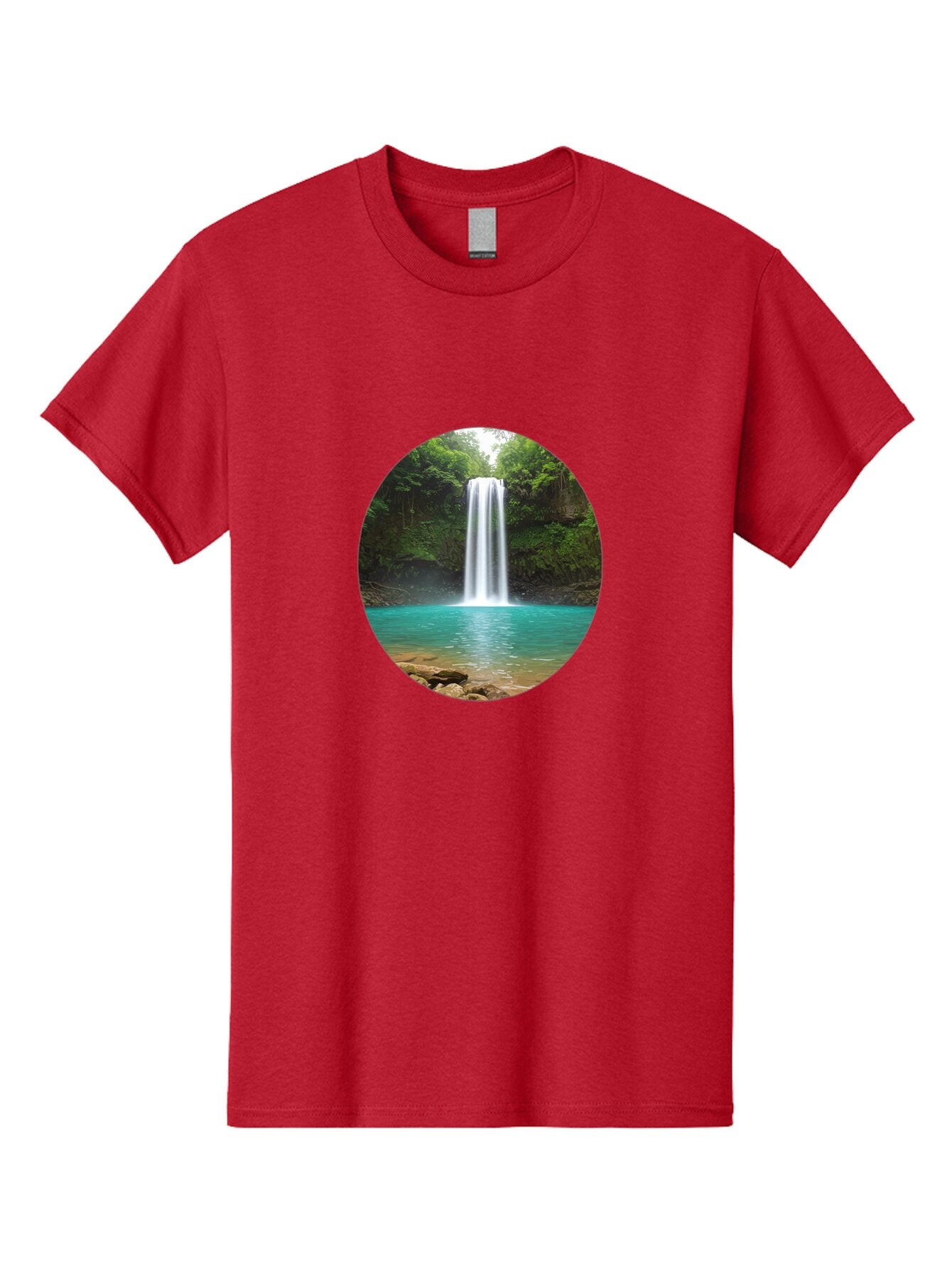 Waterfall Men'S Graphic Tee, 100% Cotton, Comfortable Casual Summer Wear, Machine Washable, Vintage Camera, Old Camera, Antique Camera, Black Camera, Classic Photography, Photography Equipment, Nostalgic Device, Film Camera, Camera Art Bao999 14