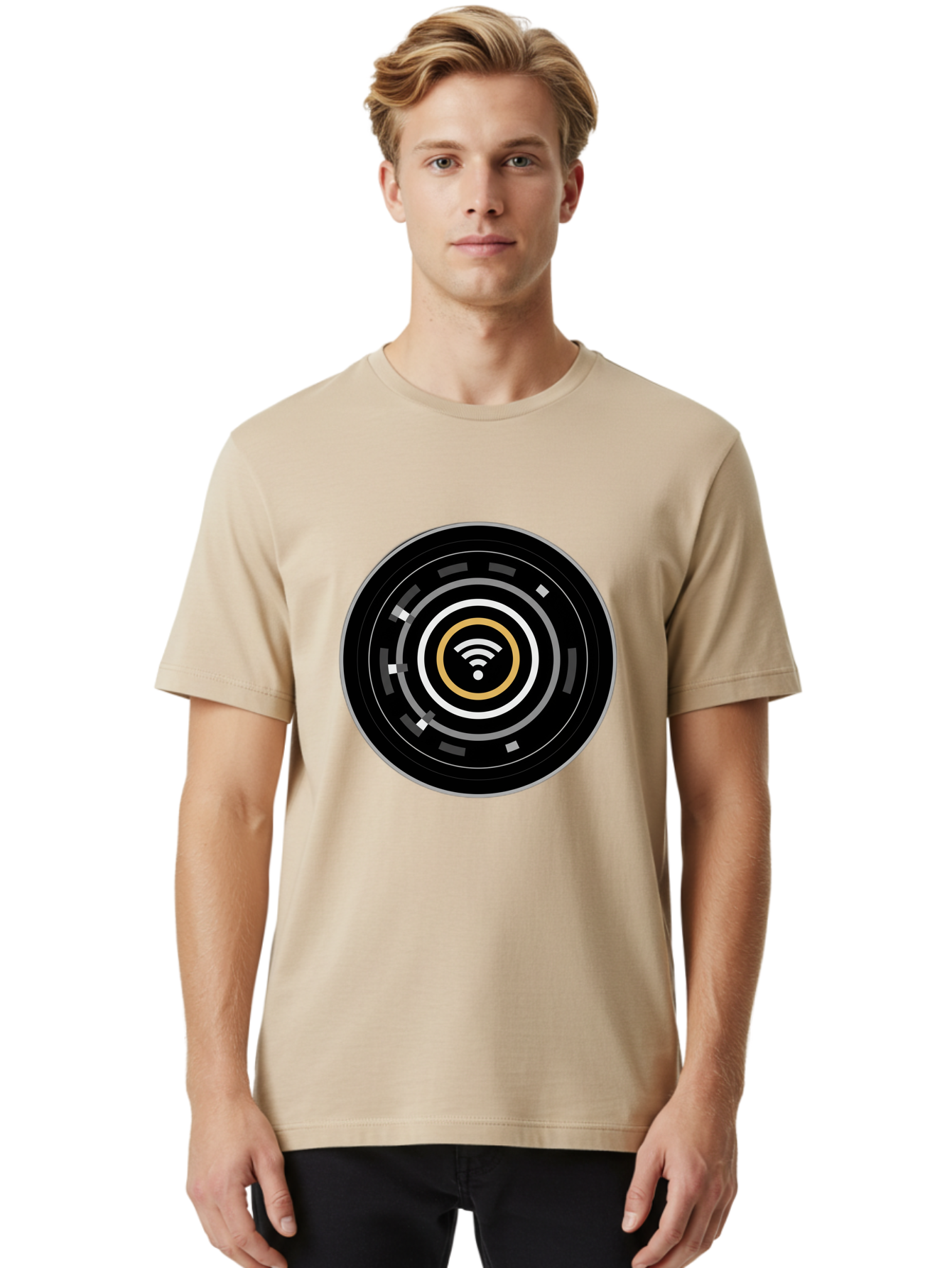 Wifi-Icon Men'S Graphic Tee, 100% Cotton, Comfortable Casual Summer Wear, Machine Washable, Vintage Camera, Old Camera, Antique Camera, Black Camera, Classic Photography, Photography Equipment, Nostalgic Device, Film Camera, Camera Art Bap005 29