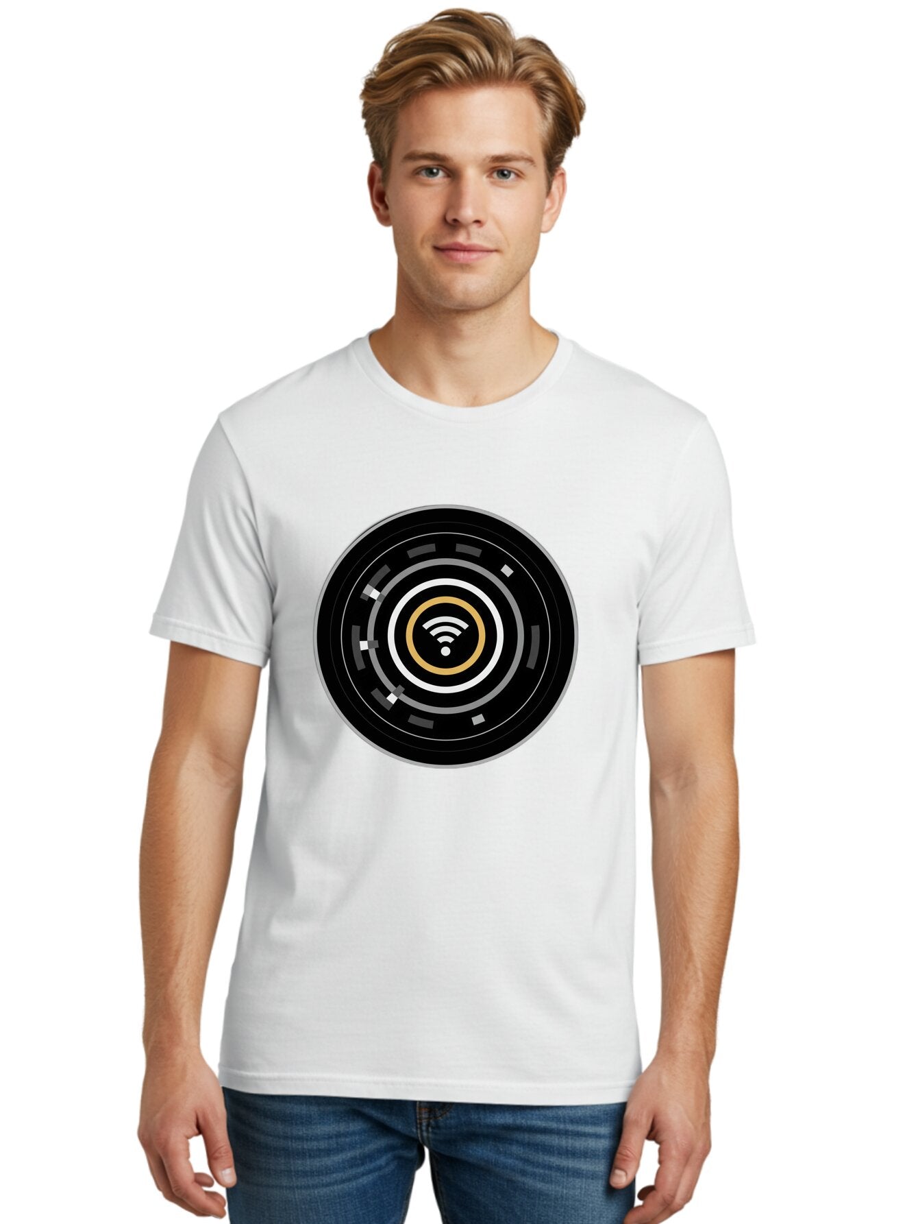 Wifi-Icon Men'S Graphic Tee, 100% Cotton, Comfortable Casual Summer Wear, Machine Washable, Vintage Camera, Old Camera, Antique Camera, Black Camera, Classic Photography, Photography Equipment, Nostalgic Device, Film Camera, Camera Art Bap005 18