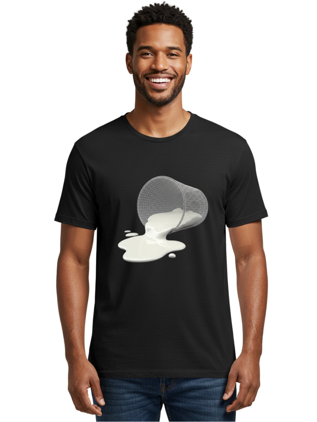 Wire-Basket-Spilling-Milk Men'S Graphic Tee, 100% Cotton, Comfortable Casual Summer Wear, Machine Washable, Vintage Camera, Old Camera, Antique Camera, Black Camera, Classic Photography, Photography Equipment, Nostalgic Device, Film Camera, Bap007 18