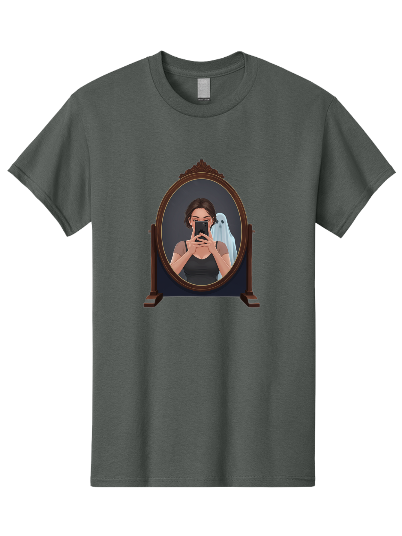 Woman-And-Ghost Men'S Graphic Tee, 100% Cotton, Comfortable Casual Summer Wear, Machine Washable, Vintage Camera, Old Camera, Antique Camera, Black Camera, Classic Photography, Photography Equipment, Nostalgic Device, Film Camera, Camera Art Bap008 10