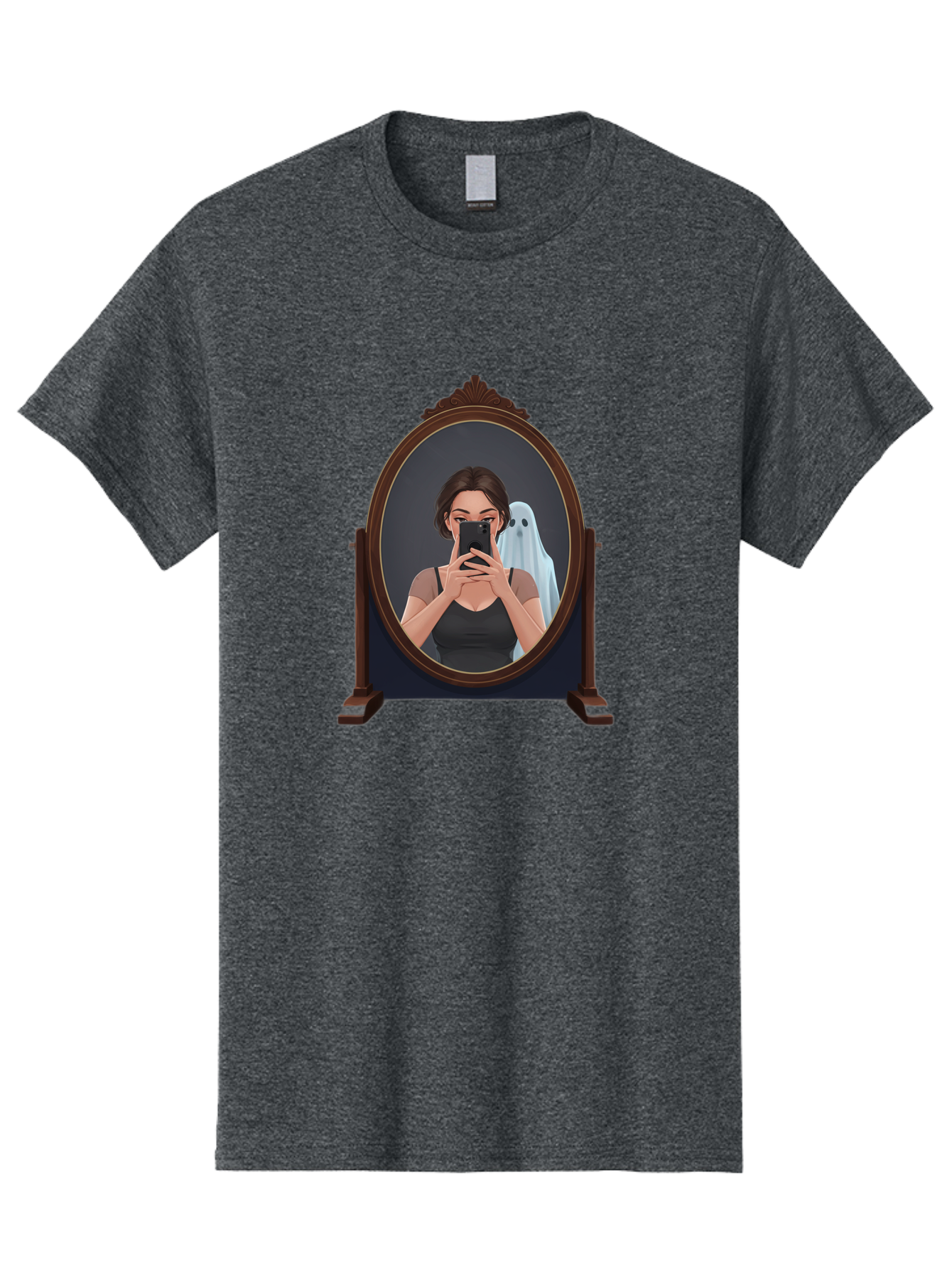 Woman-And-Ghost Men'S Graphic Tee, 100% Cotton, Comfortable Casual Summer Wear, Machine Washable, Vintage Camera, Old Camera, Antique Camera, Black Camera, Classic Photography, Photography Equipment, Nostalgic Device, Film Camera, Camera Art Bap008 6