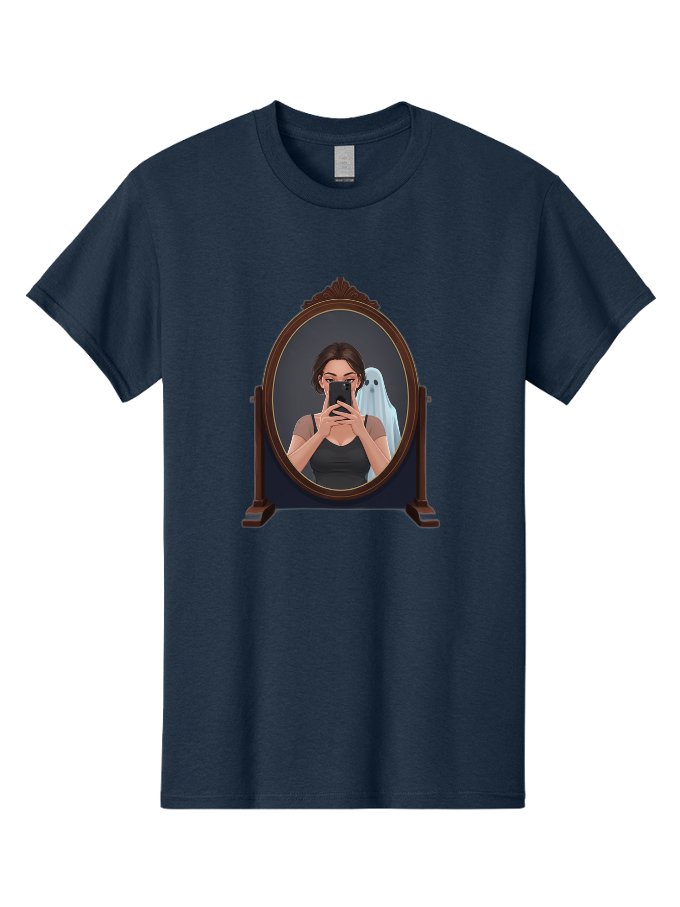 Woman-And-Ghost Men'S Graphic Tee, 100% Cotton, Comfortable Casual Summer Wear, Machine Washable, Vintage Camera, Old Camera, Antique Camera, Black Camera, Classic Photography, Photography Equipment, Nostalgic Device, Film Camera, Camera Art Bap008 8