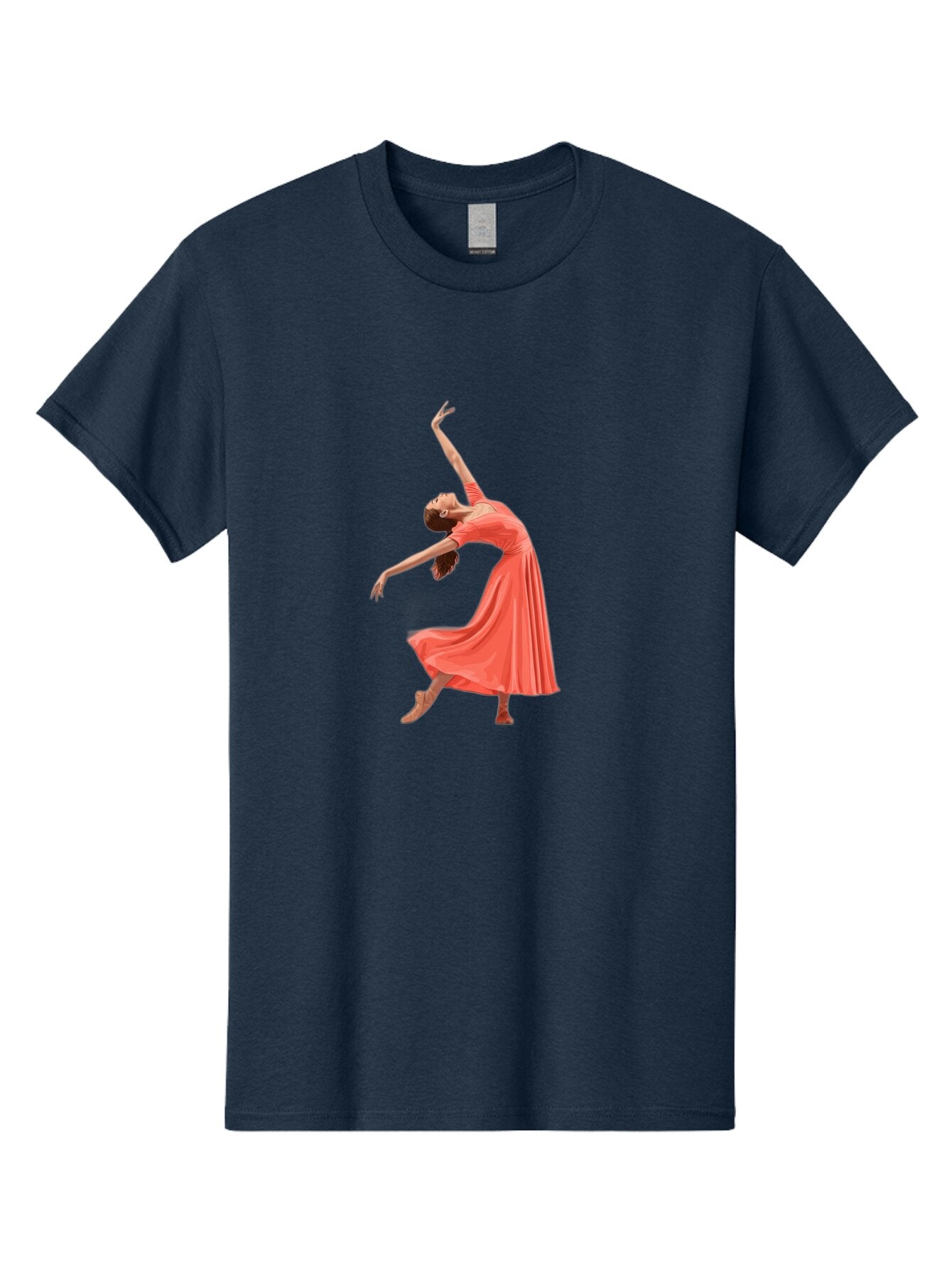 Woman-In-Coral-Dress-Dancing Men'S Graphic Tee, 100% Cotton, Comfortable Casual Summer Wear, Machine Washable, Vintage Camera, Old Camera, Antique Camera, Black Camera, Classic Photography, Photography Equipment, Nostalgic Device, Film Camera, Bap010