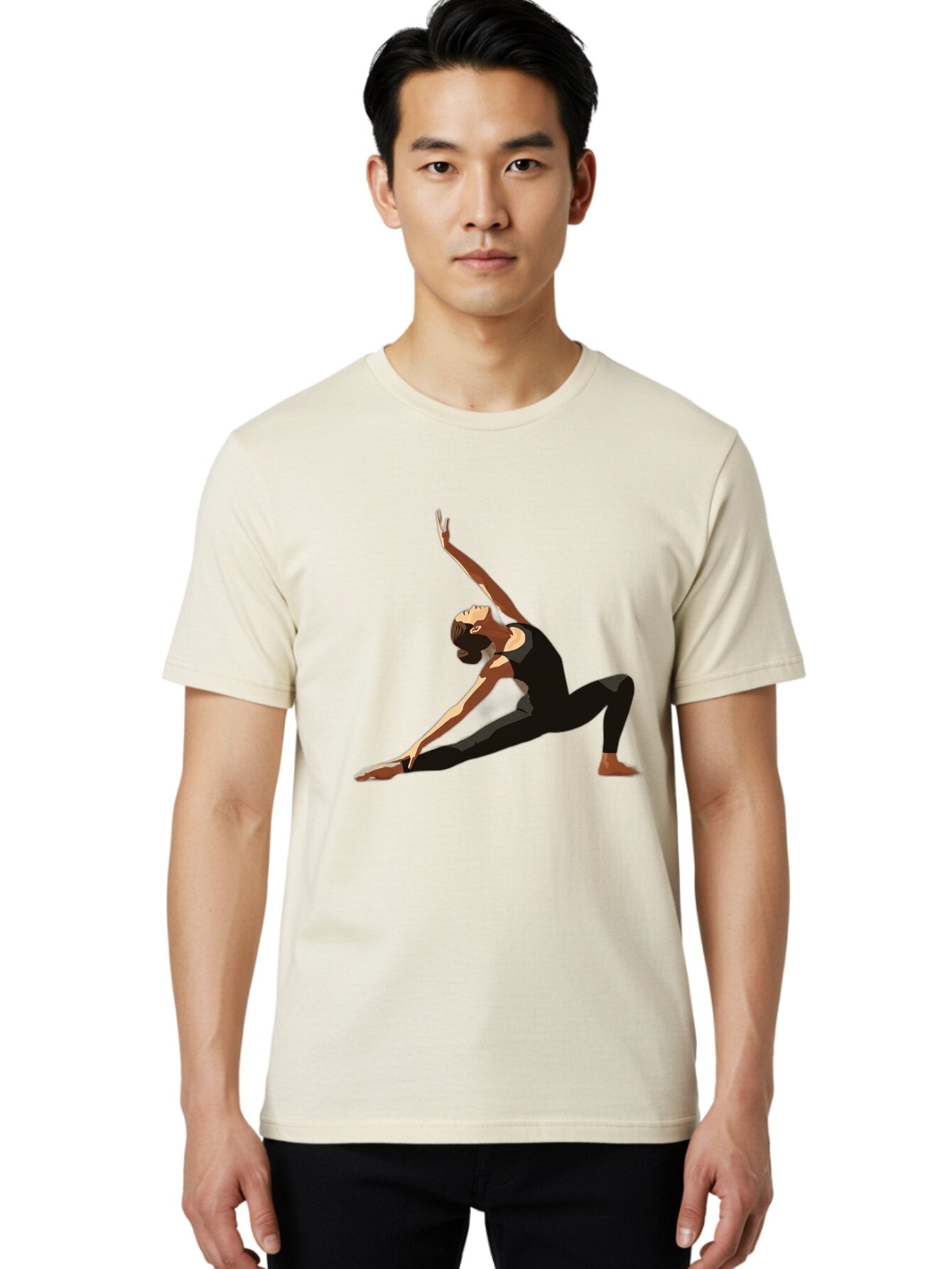 Woman-In-Yoga-Pose Men'S Graphic Tee, 100% Cotton, Comfortable Casual Summer Wear, Machine Washable, Vintage Camera, Old Camera, Antique Camera, Black Camera, Classic Photography, Photography Equipment, Nostalgic Device, Film Camera, Bap012 26