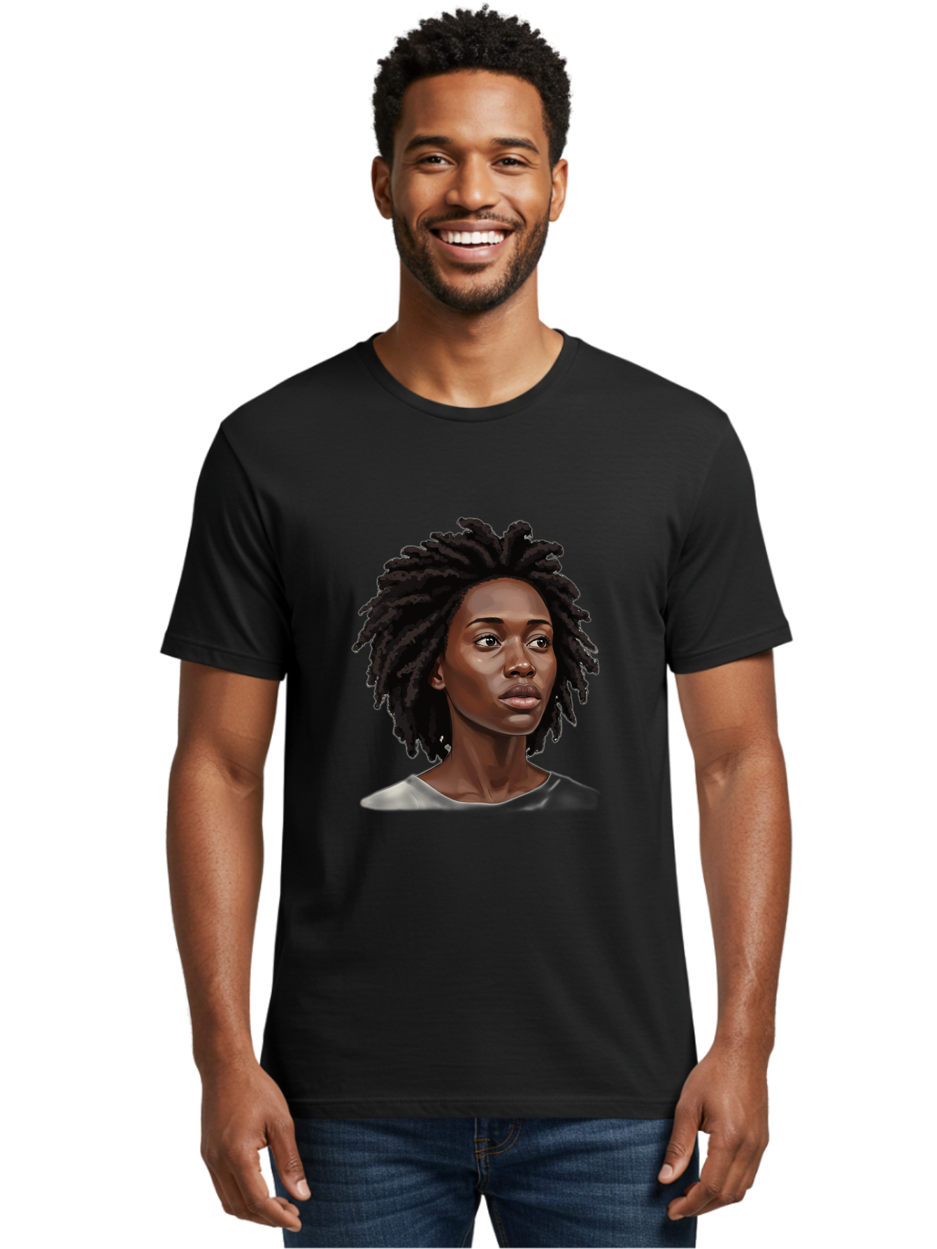 Woman-With-Dreadlocks Men'S Graphic Tee, 100% Cotton, Comfortable Casual Summer Wear, Machine Washable, Vintage Camera, Old Camera, Antique Camera, Black Camera, Classic Photography, Photography Equipment, Nostalgic Device, Film Camera, Bap018 27