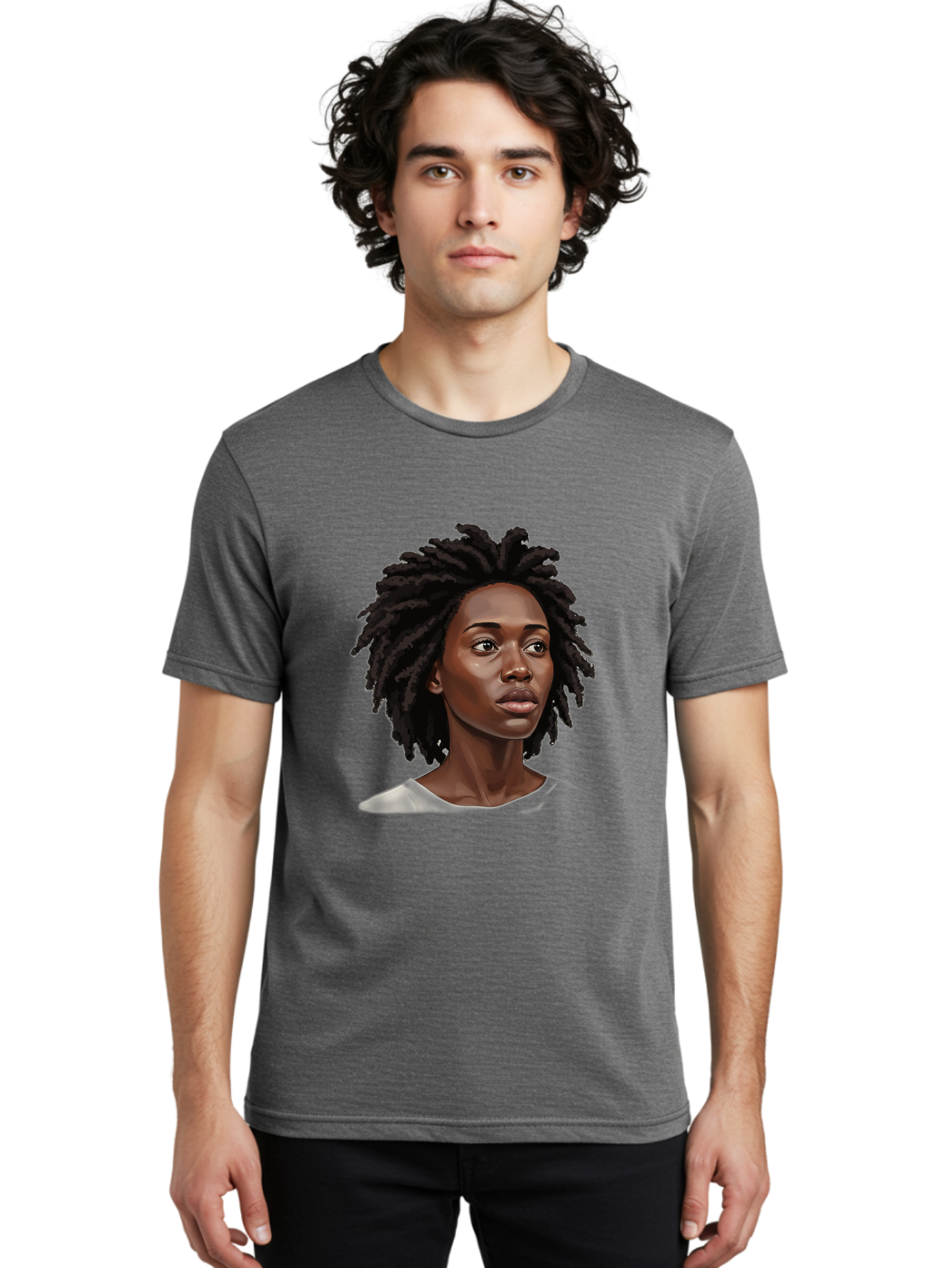 Woman-With-Dreadlocks Men'S Graphic Tee, 100% Cotton, Comfortable Casual Summer Wear, Machine Washable, Vintage Camera, Old Camera, Antique Camera, Black Camera, Classic Photography, Photography Equipment, Nostalgic Device, Film Camera, Bap018 22