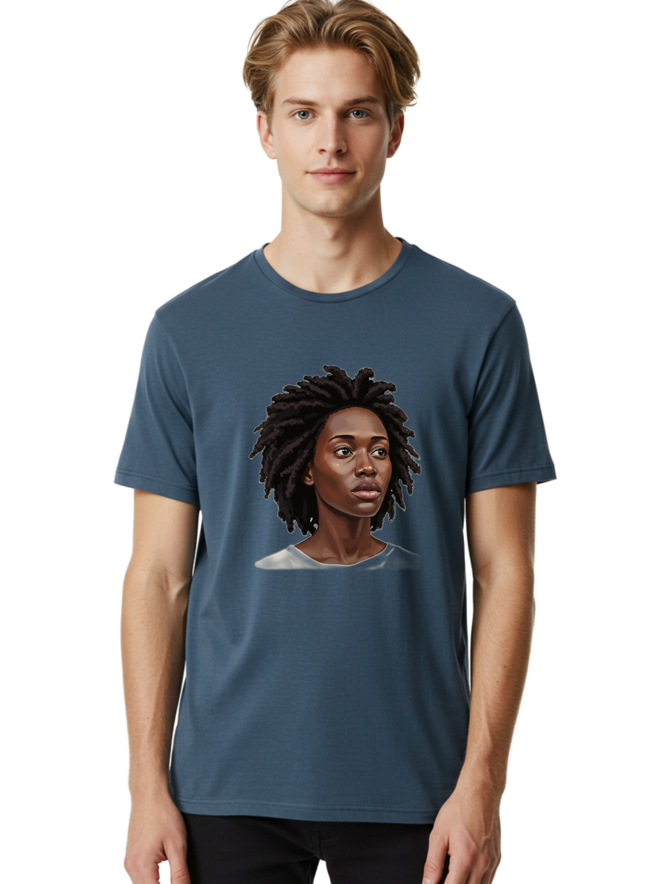 Woman-With-Dreadlocks Men'S Graphic Tee, 100% Cotton, Comfortable Casual Summer Wear, Machine Washable, Vintage Camera, Old Camera, Antique Camera, Black Camera, Classic Photography, Photography Equipment, Nostalgic Device, Film Camera, Bap018 28