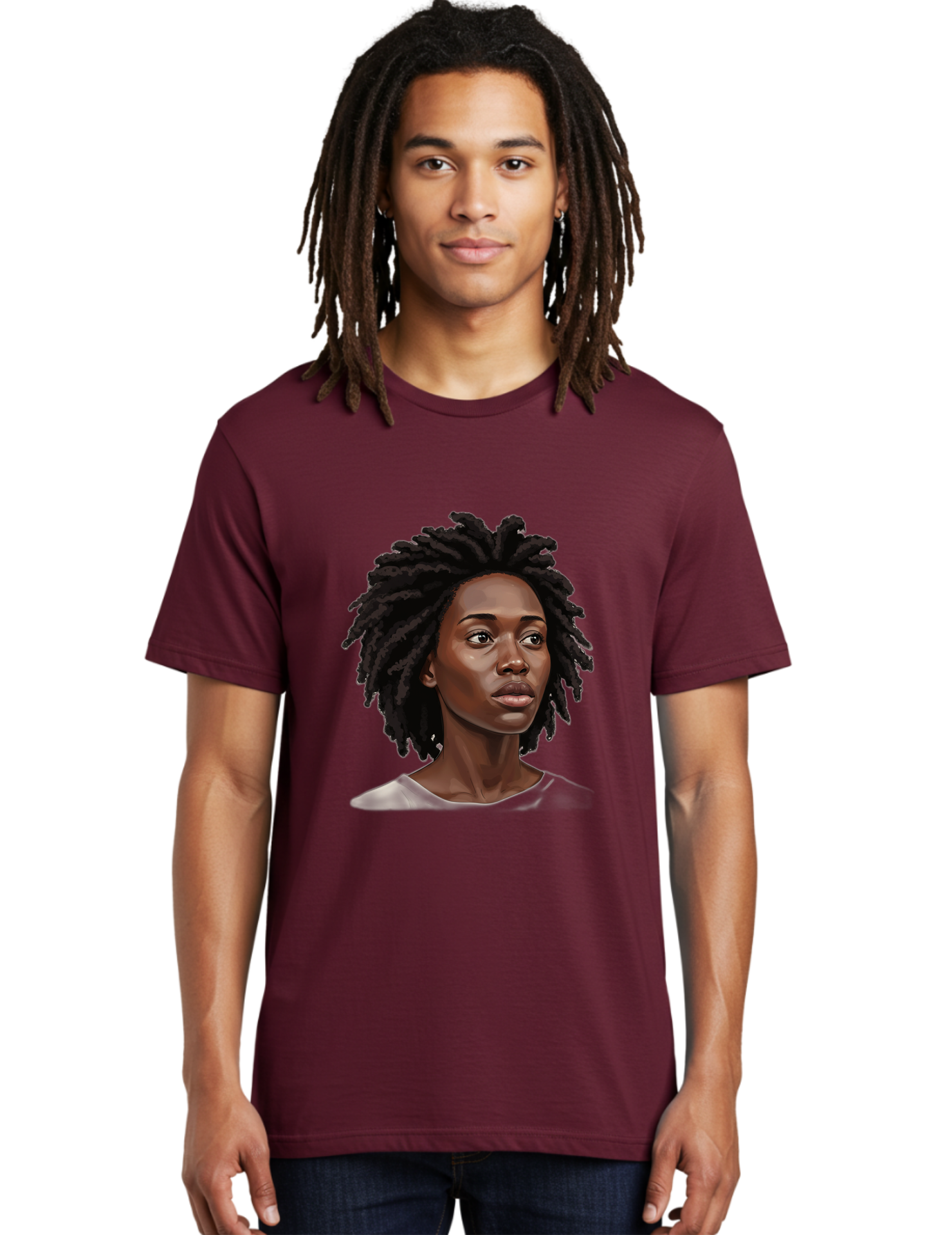 Woman-With-Dreadlocks Men'S Graphic Tee, 100% Cotton, Comfortable Casual Summer Wear, Machine Washable, Vintage Camera, Old Camera, Antique Camera, Black Camera, Classic Photography, Photography Equipment, Nostalgic Device, Film Camera, Bap018 30