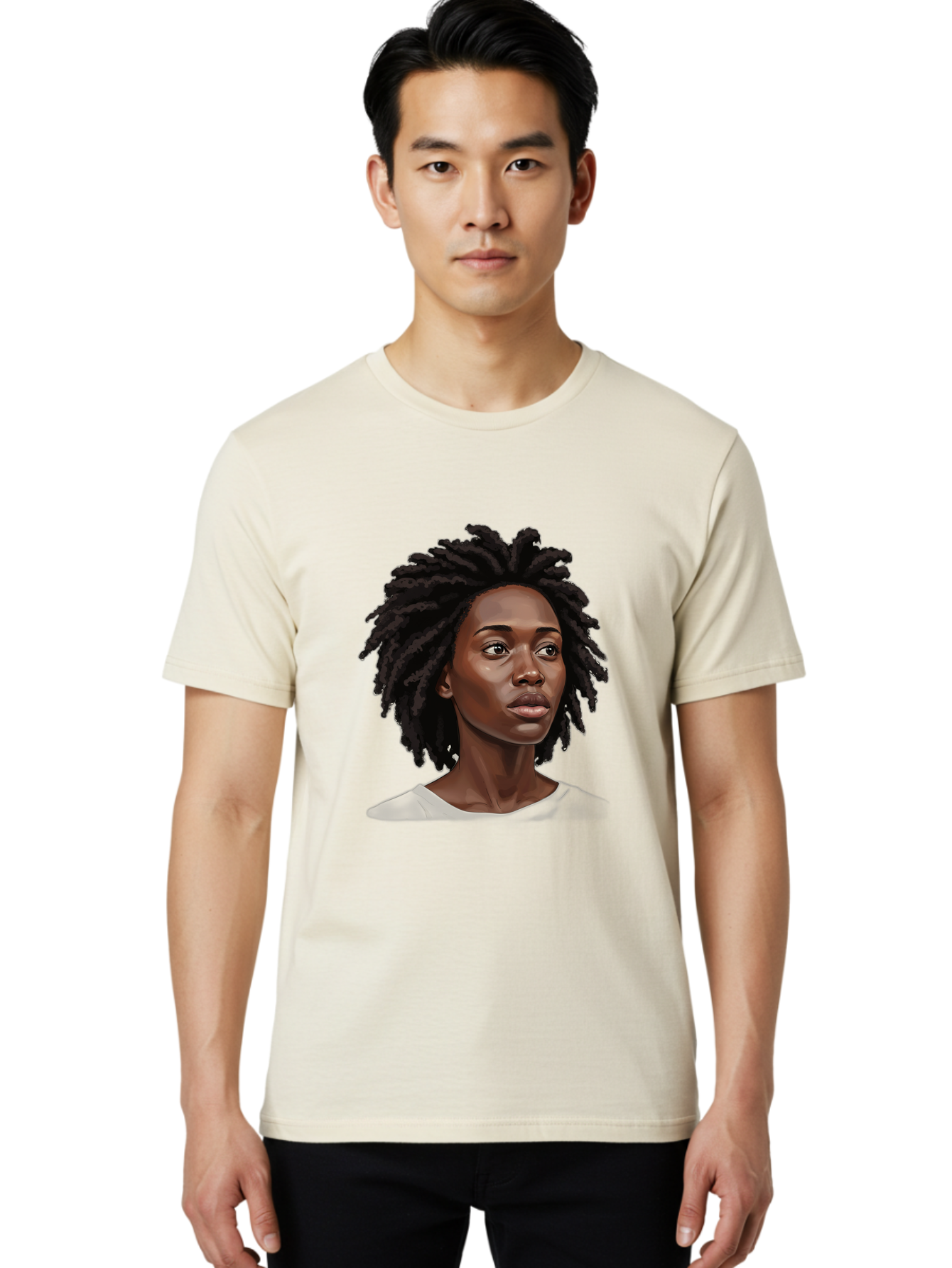 Woman-With-Dreadlocks Men'S Graphic Tee, 100% Cotton, Comfortable Casual Summer Wear, Machine Washable, Vintage Camera, Old Camera, Antique Camera, Black Camera, Classic Photography, Photography Equipment, Nostalgic Device, Film Camera, Bap018 21