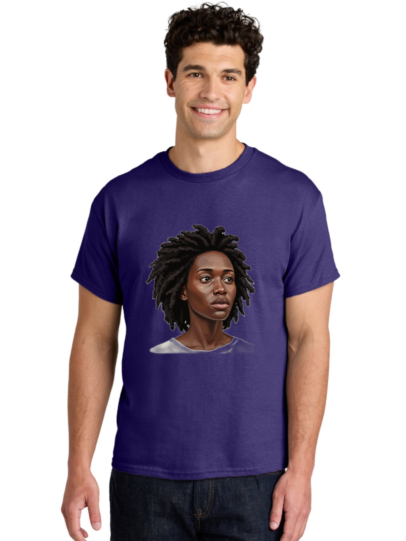 Woman-With-Dreadlocks Men'S Graphic Tee, 100% Cotton, Comfortable Casual Summer Wear, Machine Washable, Vintage Camera, Old Camera, Antique Camera, Black Camera, Classic Photography, Photography Equipment, Nostalgic Device, Film Camera, Bap018 23