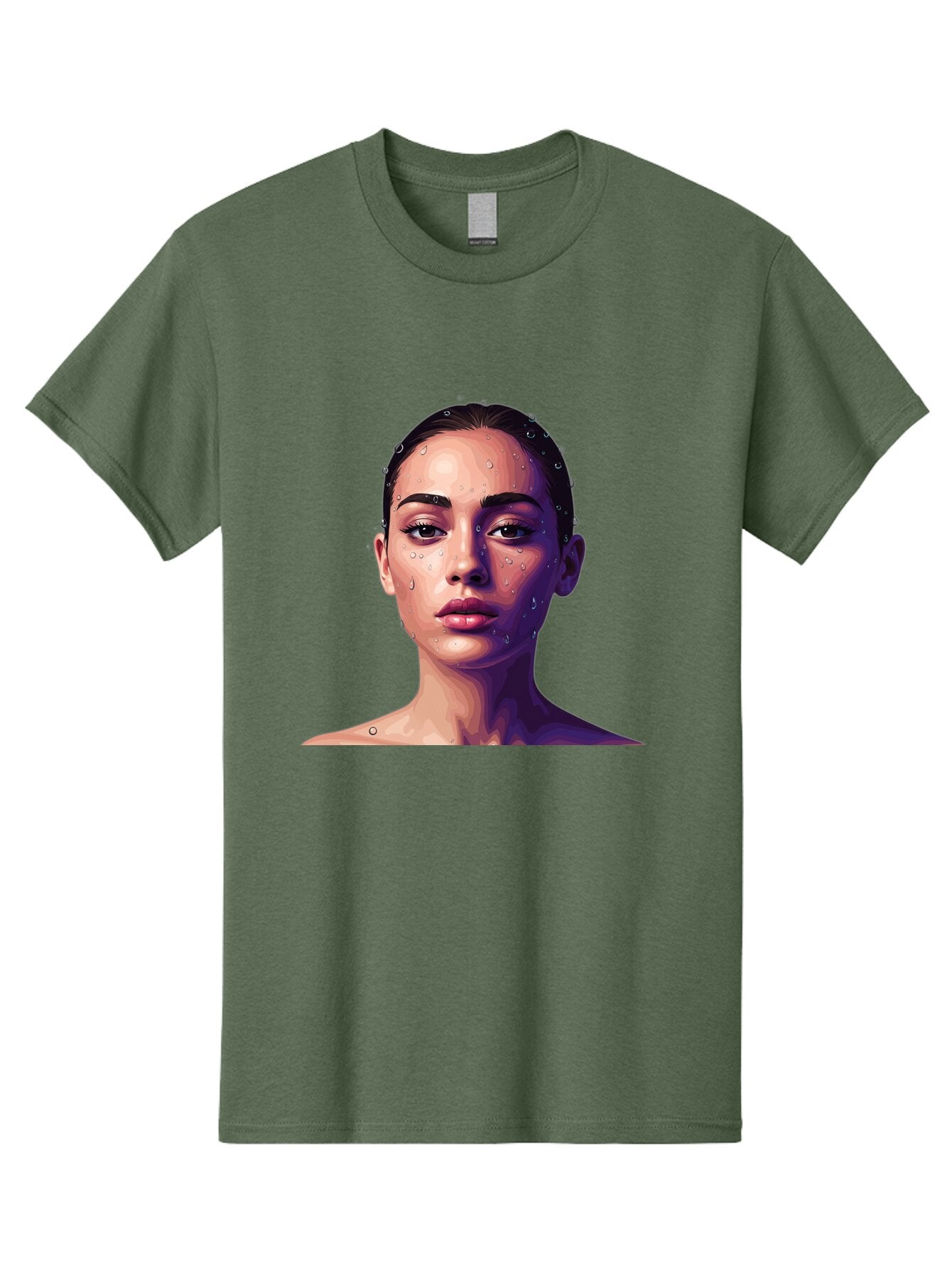 Woman-With-Water-Droplets-1 Men'S Graphic Tee, 100% Cotton, Comfortable Casual Summer Wear, Machine Washable, Vintage Camera, Old Camera, Antique Camera, Black Camera, Classic Photography, Photography Equipment, Nostalgic Device, Film Camera, Bap019 14