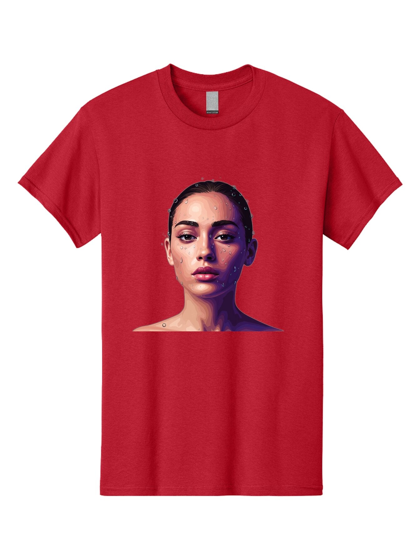 Woman-With-Water-Droplets-1 Men'S Graphic Tee, 100% Cotton, Comfortable Casual Summer Wear, Machine Washable, Vintage Camera, Old Camera, Antique Camera, Black Camera, Classic Photography, Photography Equipment, Nostalgic Device, Film Camera, Bap019 13