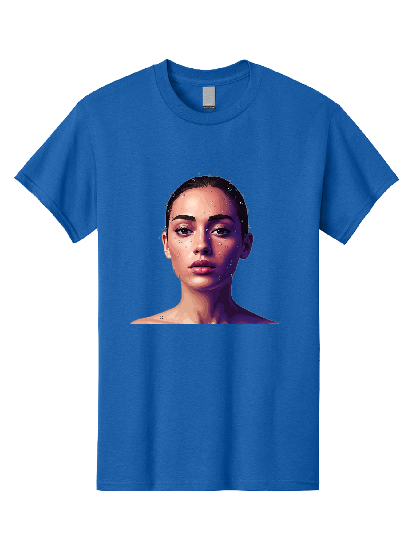 Woman-With-Water-Droplets-1 Men'S Graphic Tee, 100% Cotton, Comfortable Casual Summer Wear, Machine Washable, Vintage Camera, Old Camera, Antique Camera, Black Camera, Classic Photography, Photography Equipment, Nostalgic Device, Film Camera, Bap019 11