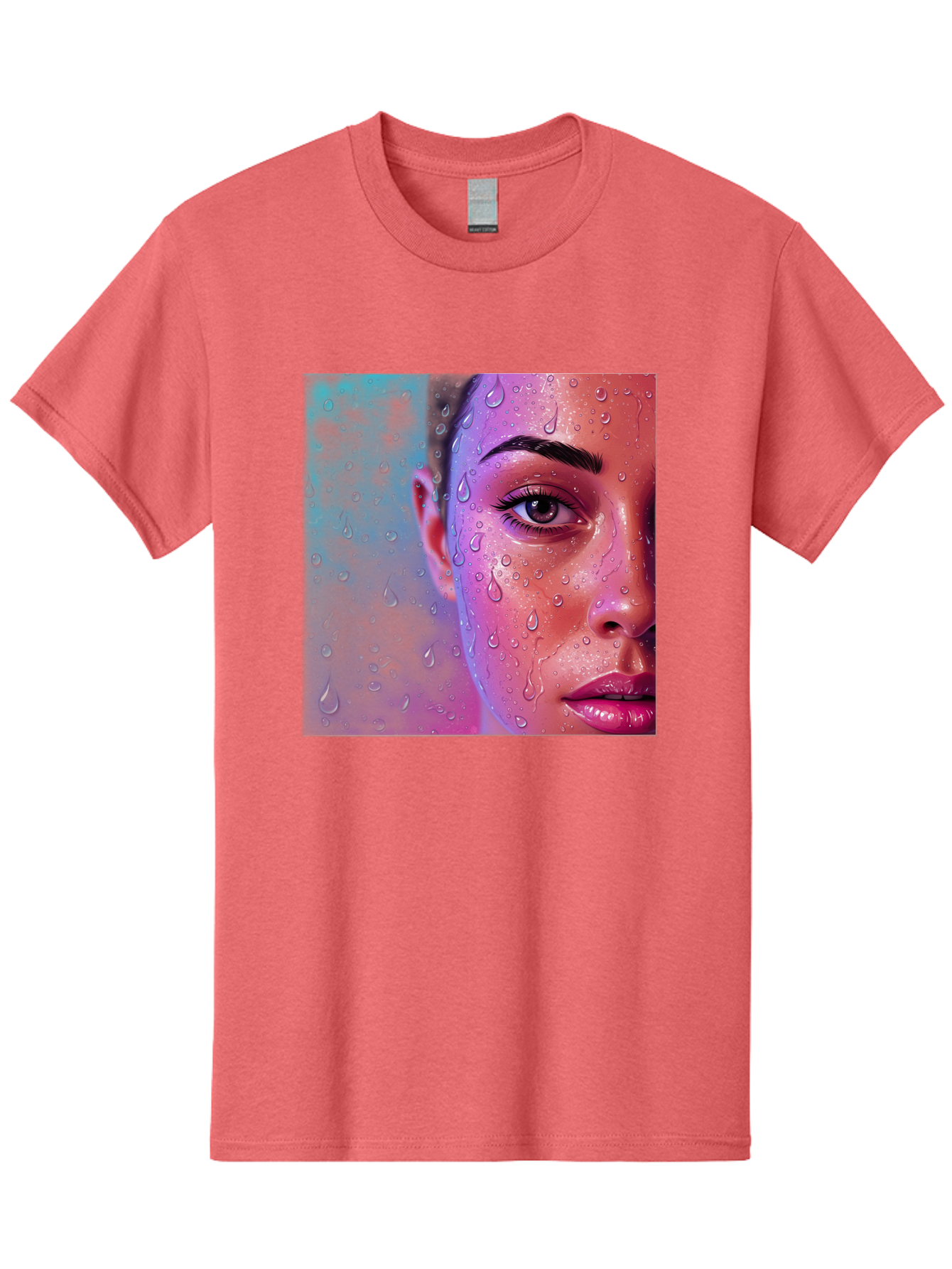 Woman-With-Water-Droplets Men'S Graphic Tee, 100% Cotton, Comfortable Casual Summer Wear, Machine Washable, Vintage Camera, Old Camera, Antique Camera, Black Camera, Classic Photography, Photography Equipment, Nostalgic Device, Film Camera, Bap020 8
