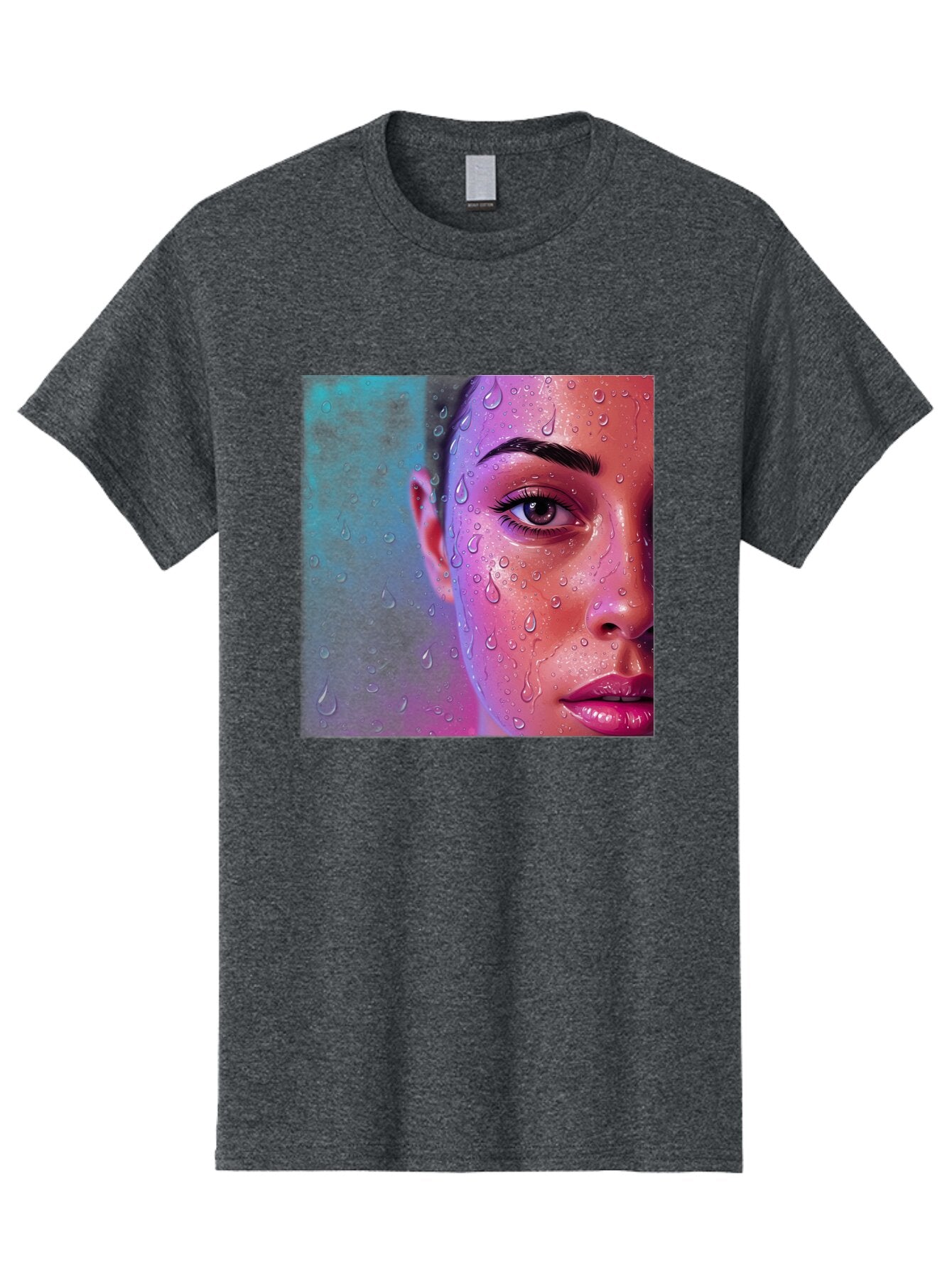 Woman-With-Water-Droplets Men'S Graphic Tee, 100% Cotton, Comfortable Casual Summer Wear, Machine Washable, Vintage Camera, Old Camera, Antique Camera, Black Camera, Classic Photography, Photography Equipment, Nostalgic Device, Film Camera, Bap020 7