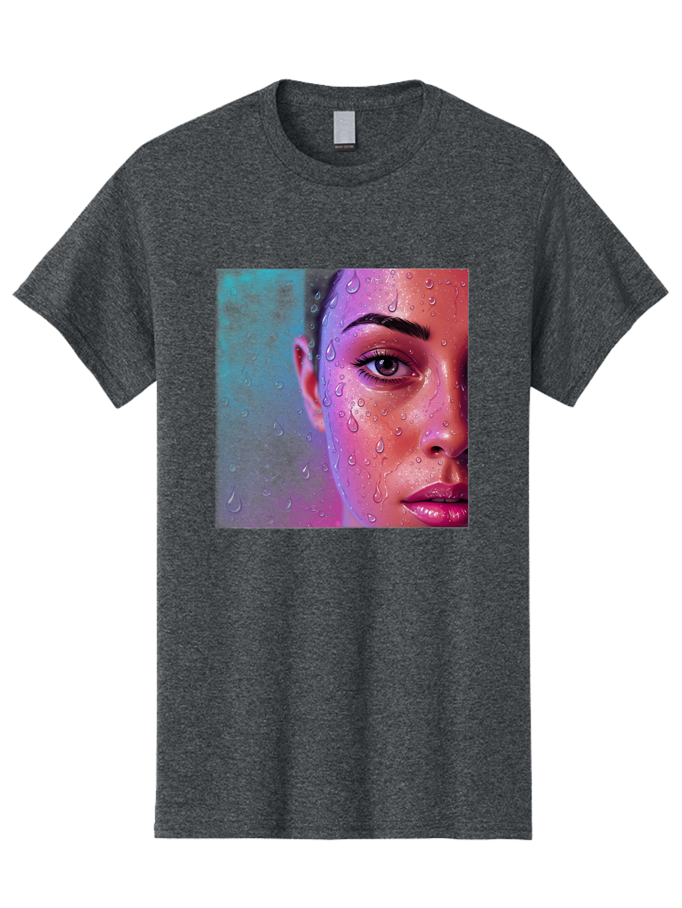 Woman-With-Water-Droplets Men'S Graphic Tee, 100% Cotton, Comfortable Casual Summer Wear, Machine Washable, Vintage Camera, Old Camera, Antique Camera, Black Camera, Classic Photography, Photography Equipment, Nostalgic Device, Film Camera, Bap020 13
