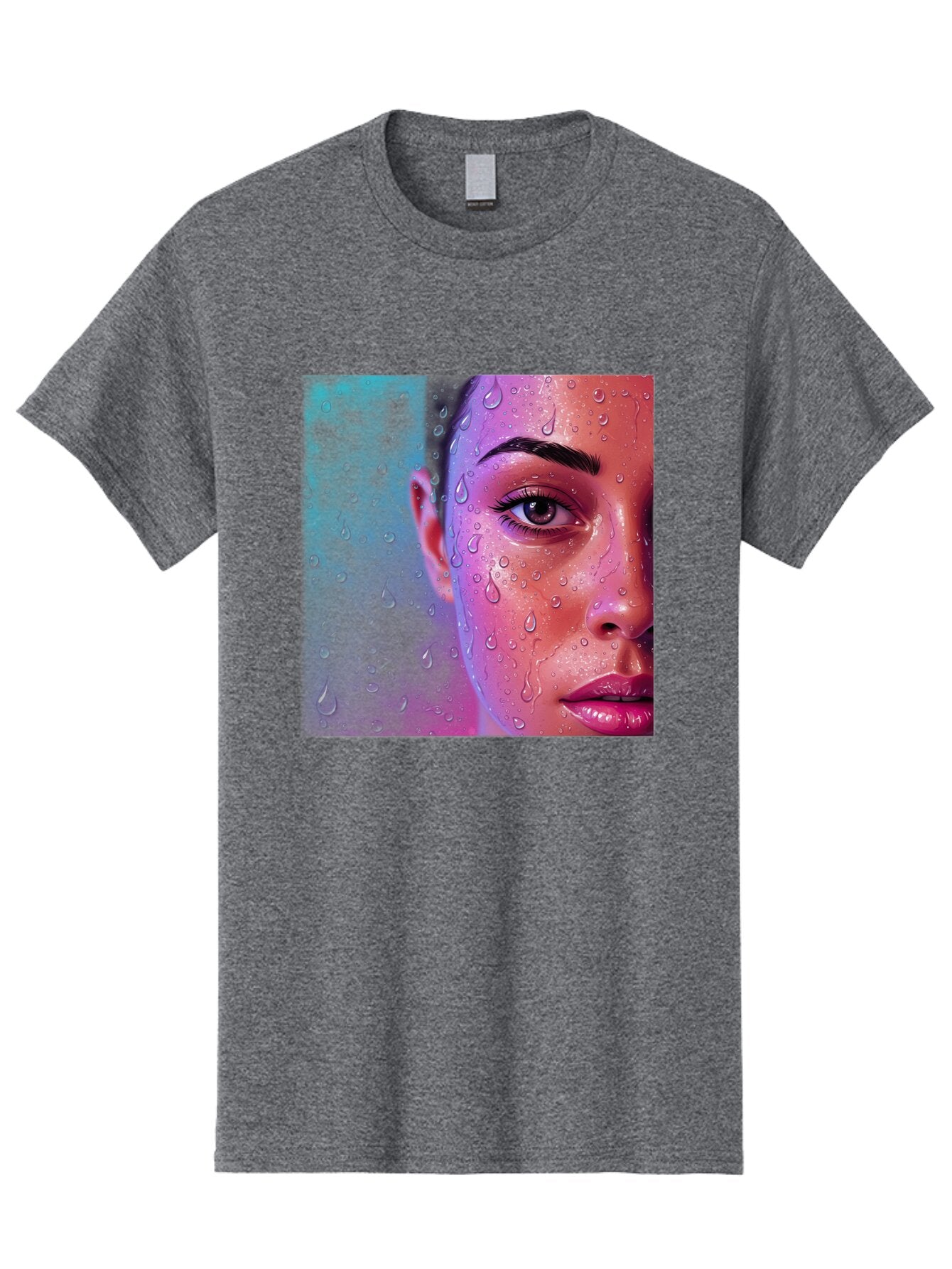 Woman-With-Water-Droplets Men'S Graphic Tee, 100% Cotton, Comfortable Casual Summer Wear, Machine Washable, Vintage Camera, Old Camera, Antique Camera, Black Camera, Classic Photography, Photography Equipment, Nostalgic Device, Film Camera, Bap020 14