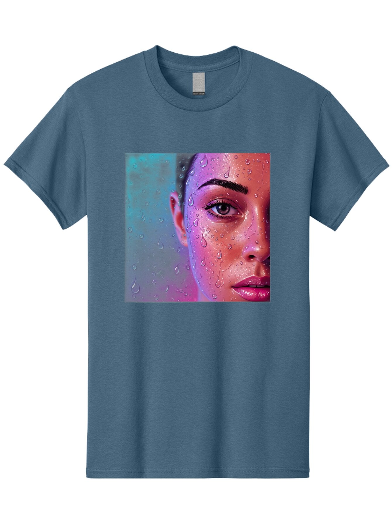 Woman-With-Water-Droplets Men'S Graphic Tee, 100% Cotton, Comfortable Casual Summer Wear, Machine Washable, Vintage Camera, Old Camera, Antique Camera, Black Camera, Classic Photography, Photography Equipment, Nostalgic Device, Film Camera, Bap020 13