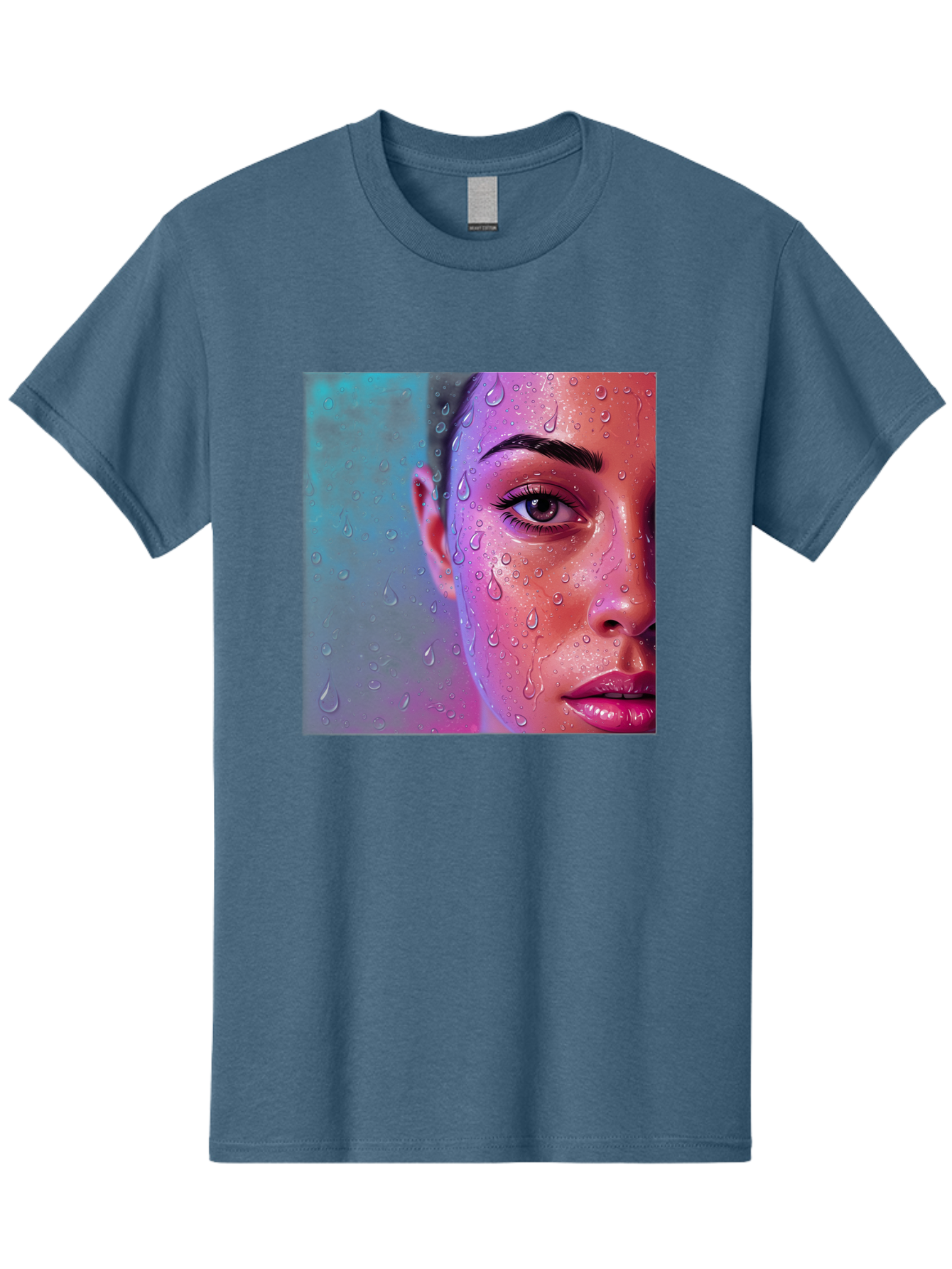 Woman-With-Water-Droplets Men'S Graphic Tee, 100% Cotton, Comfortable Casual Summer Wear, Machine Washable, Vintage Camera, Old Camera, Antique Camera, Black Camera, Classic Photography, Photography Equipment, Nostalgic Device, Film Camera, Bap020 15