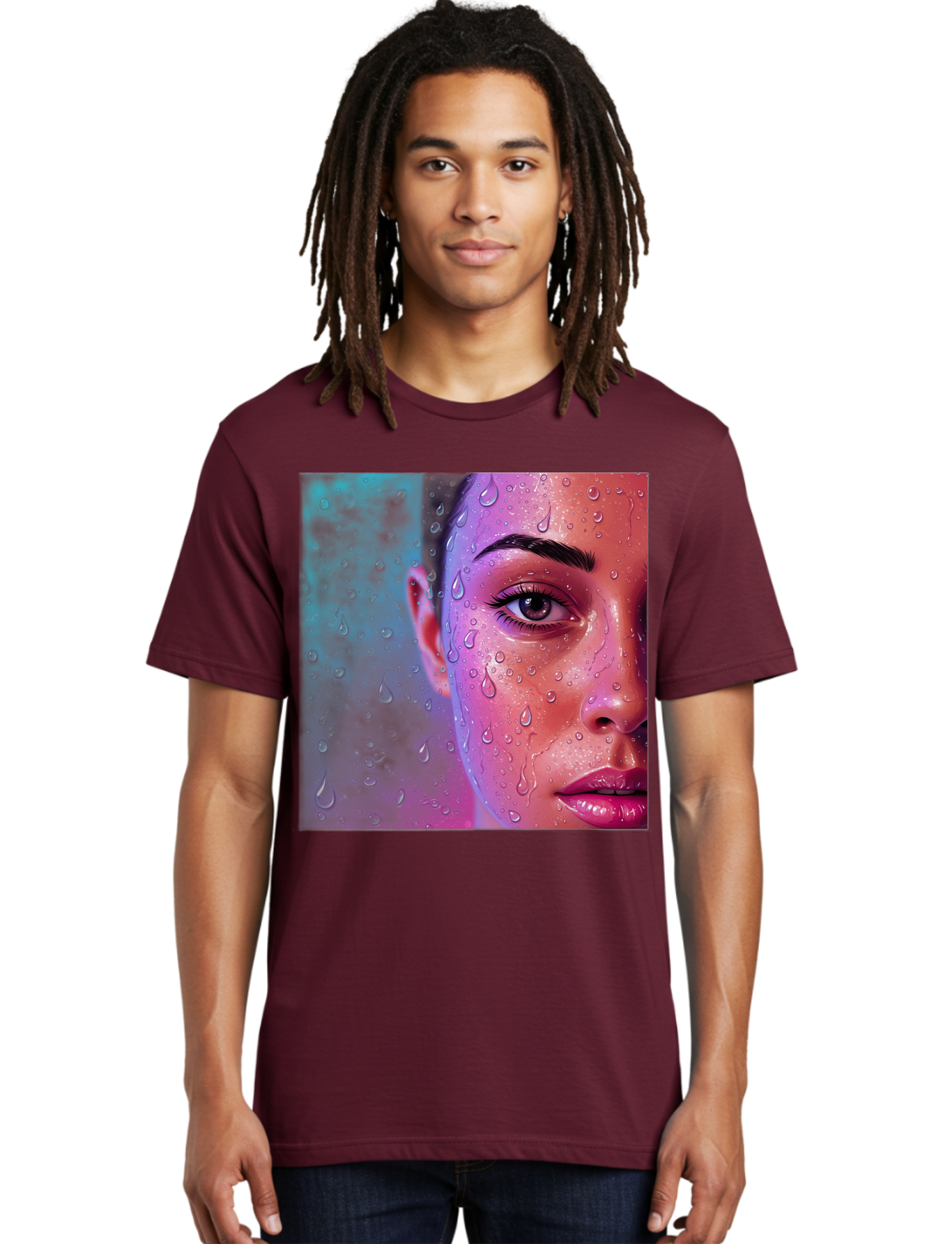 Woman-With-Water-Droplets Men'S Graphic Tee, 100% Cotton, Comfortable Casual Summer Wear, Machine Washable, Vintage Camera, Old Camera, Antique Camera, Black Camera, Classic Photography, Photography Equipment, Nostalgic Device, Film Camera, Bap020 24