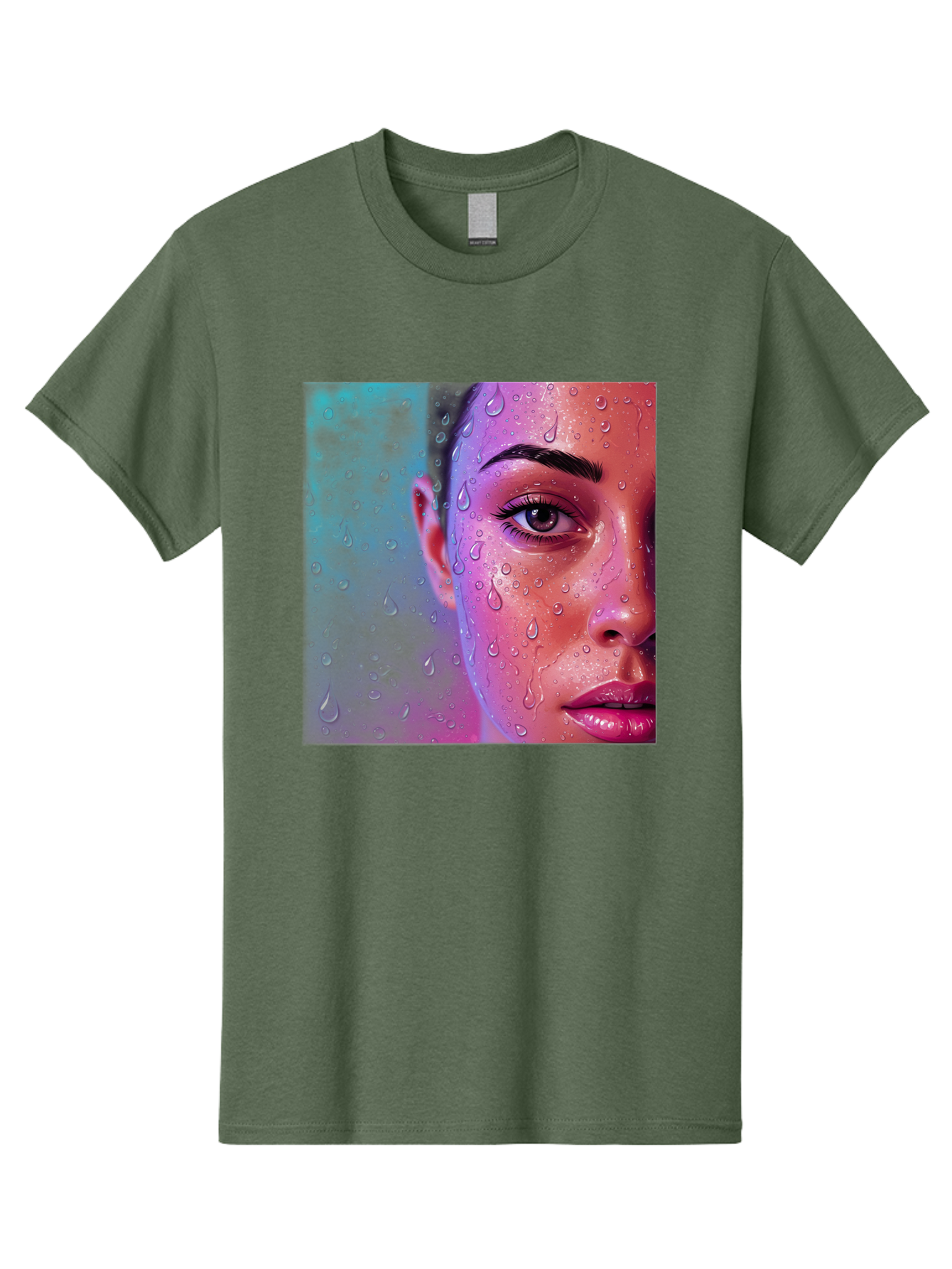 Woman-With-Water-Droplets Men'S Graphic Tee, 100% Cotton, Comfortable Casual Summer Wear, Machine Washable, Vintage Camera, Old Camera, Antique Camera, Black Camera, Classic Photography, Photography Equipment, Nostalgic Device, Film Camera, Bap020 11