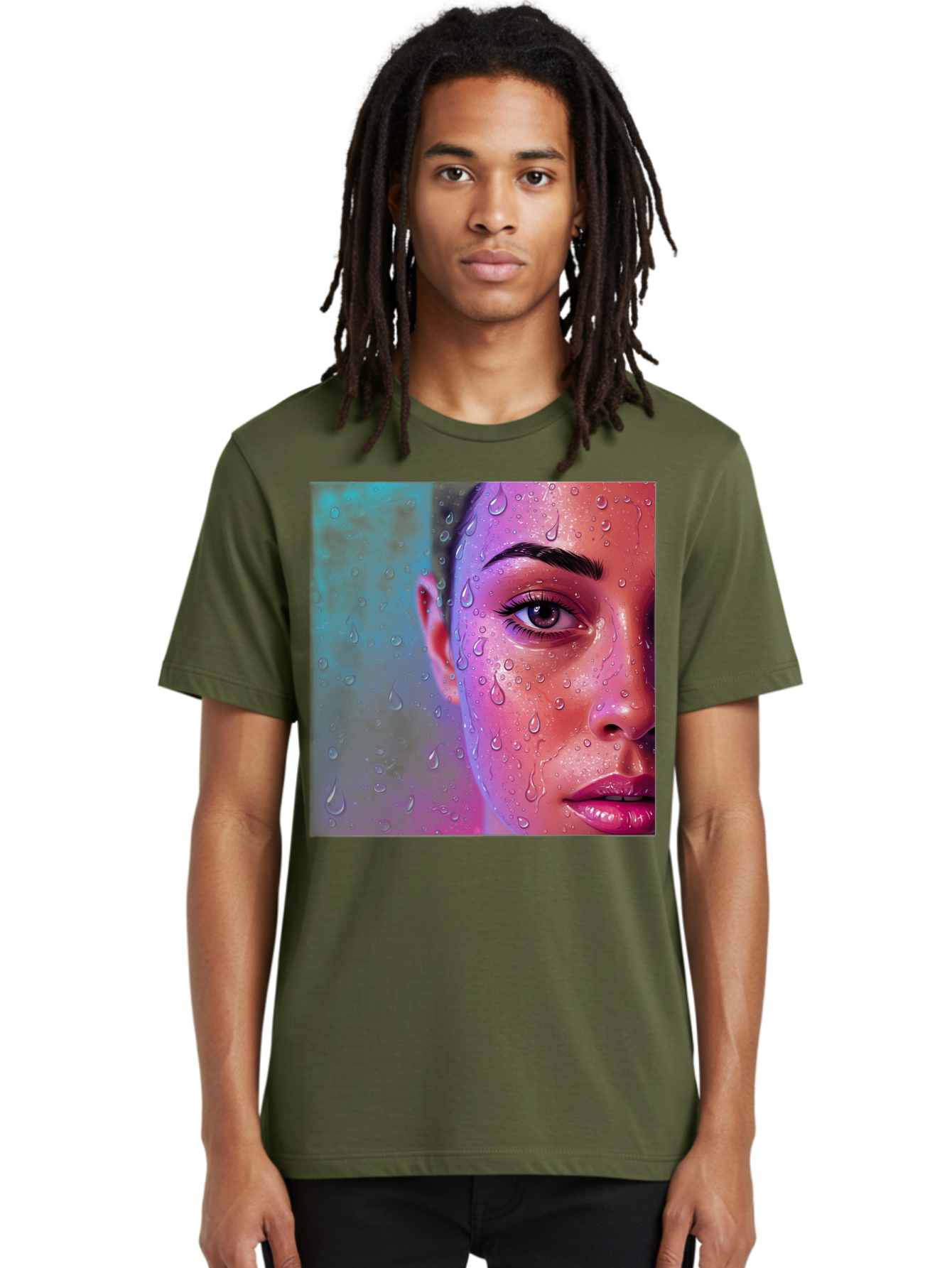 Woman-With-Water-Droplets Men'S Graphic Tee, 100% Cotton, Comfortable Casual Summer Wear, Machine Washable, Vintage Camera, Old Camera, Antique Camera, Black Camera, Classic Photography, Photography Equipment, Nostalgic Device, Film Camera, Bap020 26