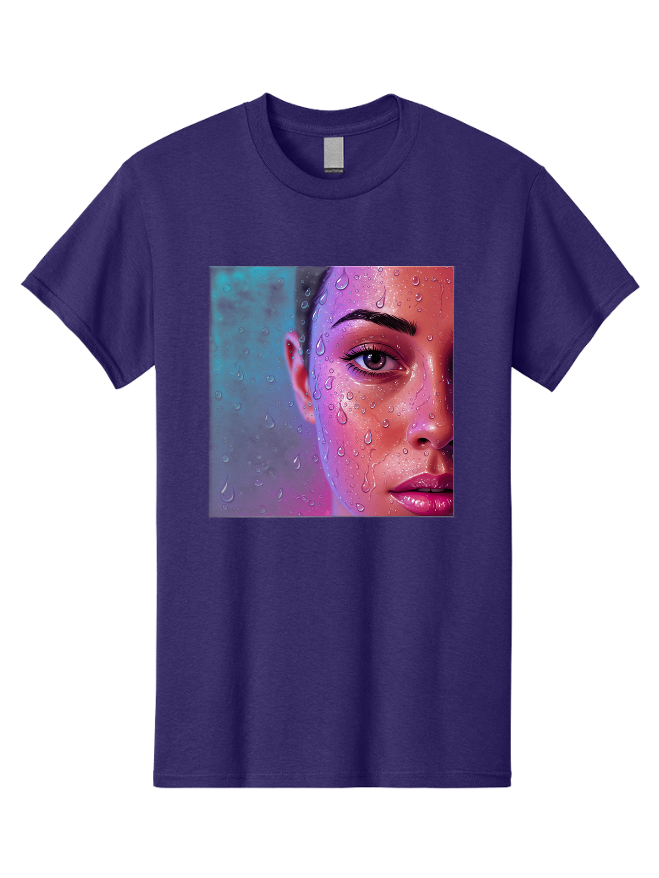 Woman-With-Water-Droplets Men'S Graphic Tee, 100% Cotton, Comfortable Casual Summer Wear, Machine Washable, Vintage Camera, Old Camera, Antique Camera, Black Camera, Classic Photography, Photography Equipment, Nostalgic Device, Film Camera, Bap020 5